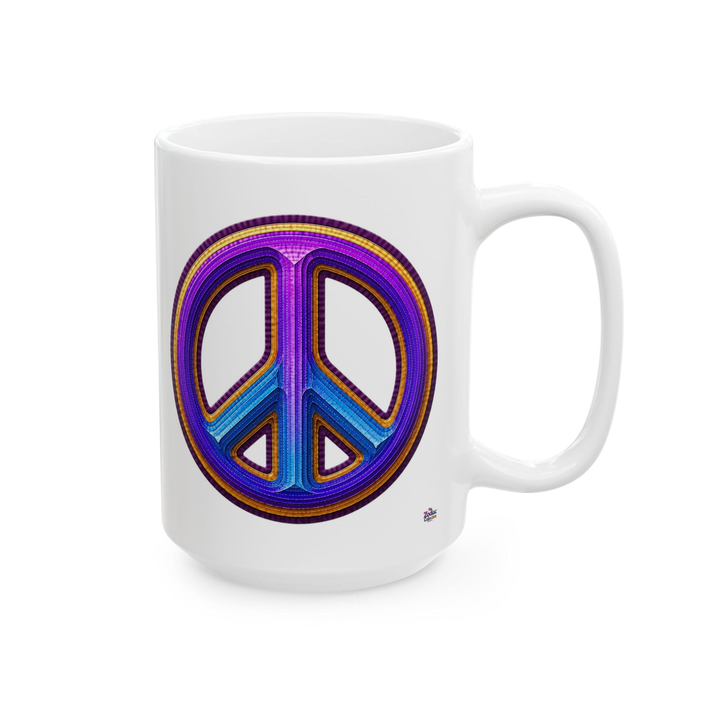 Zodiac 3D Peace Mug | Ceramic Coffee Mug 11oz. | 15oz.