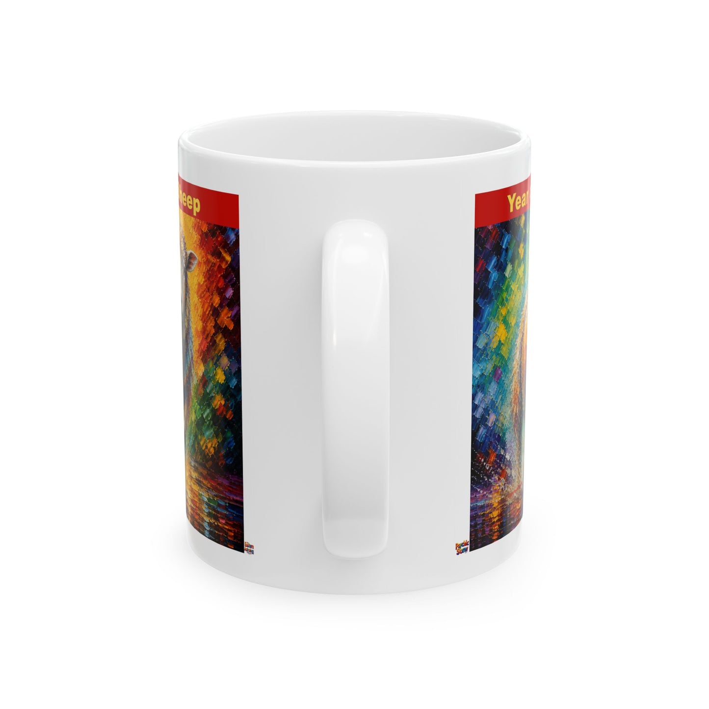 Eastern Year of the Sheep Mug | Ceramic Coffee Mug 11oz. | 15oz.