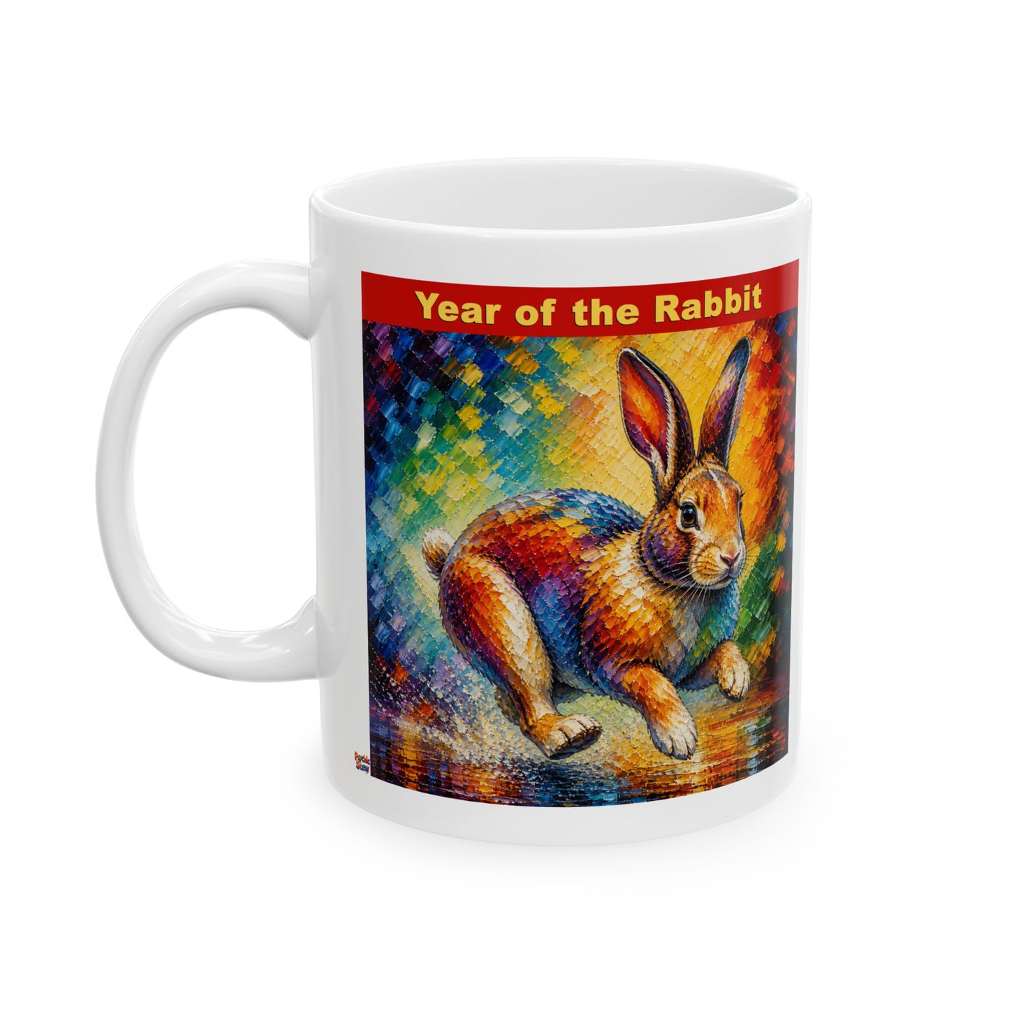 Eastern Year of the Rabbit Mug | Ceramic Coffee Mug 11oz. | 15oz.