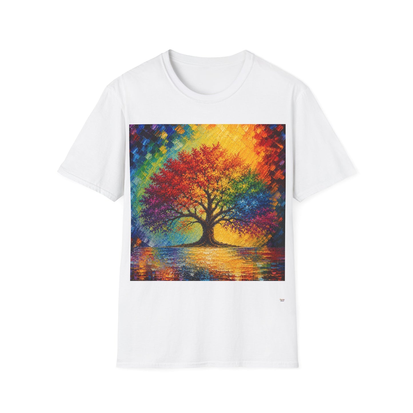 Good Vibes Painted Tree T-Shirt | 13 Colors | S - 3XL