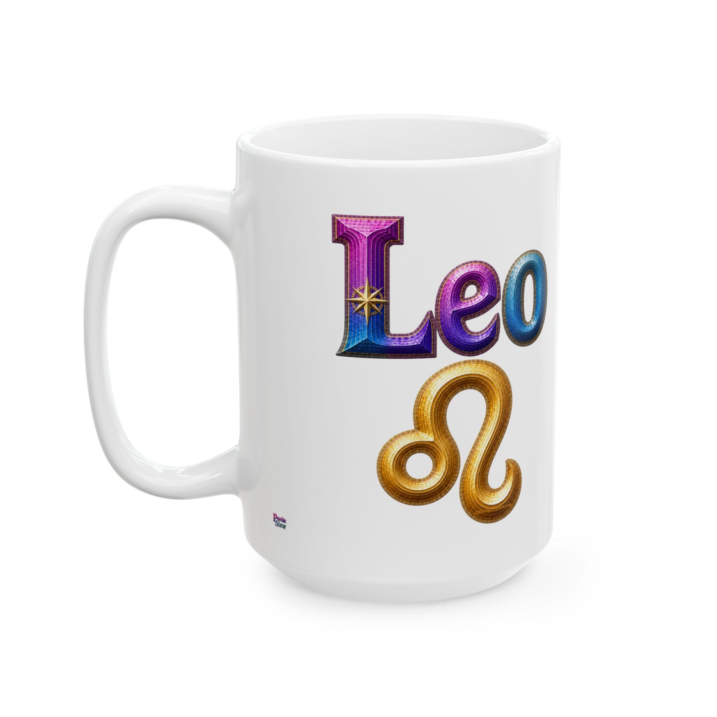 Leo Zodiac Mug | Ceramic Coffee Mug 11oz. | 15oz.