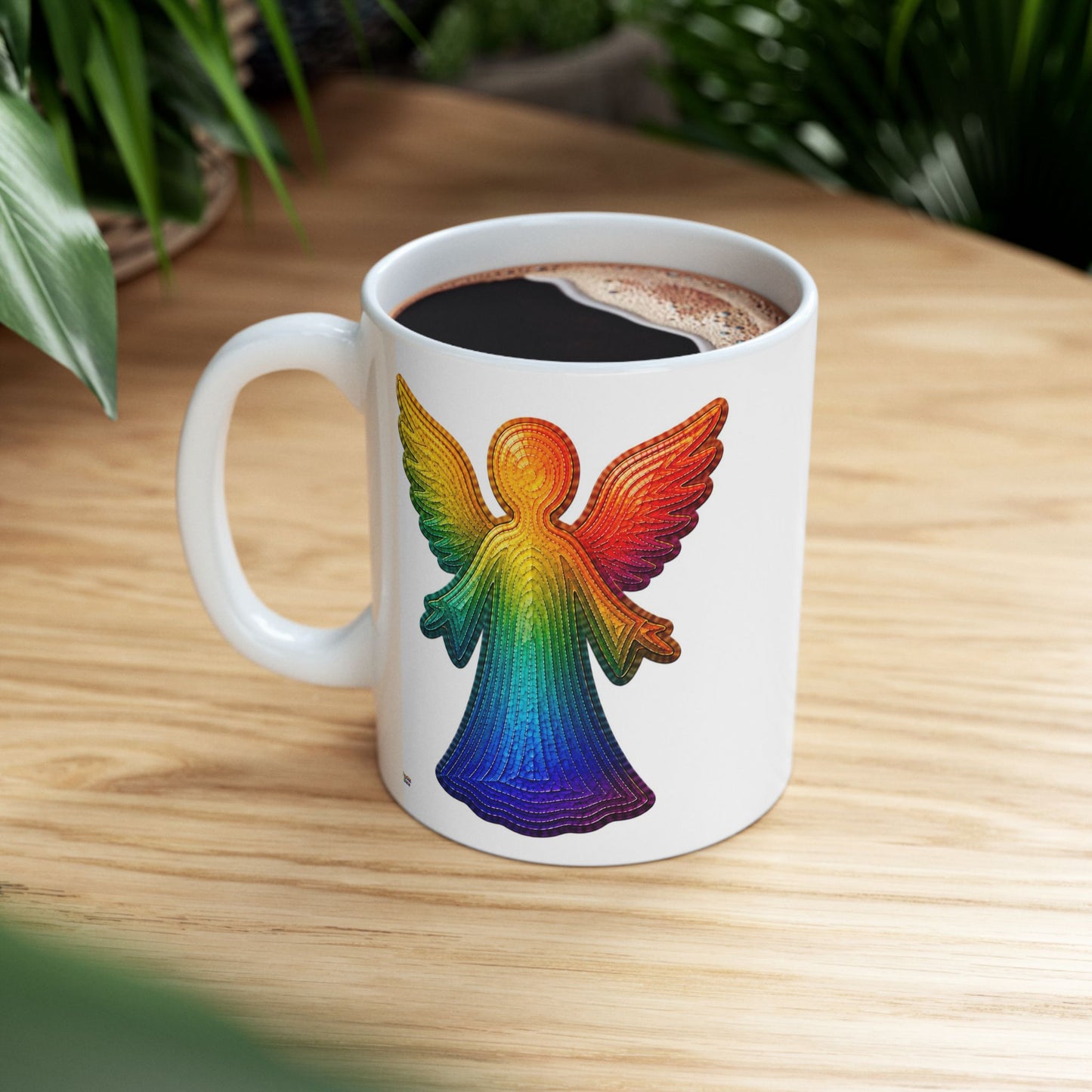 Good Vibes Angel Mug | Ceramic Coffee Mug 11oz. | 15oz.