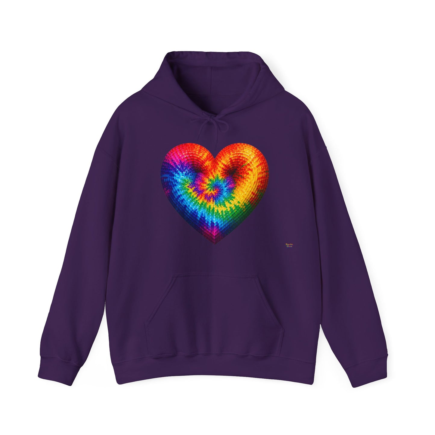 Tie-Dye Heart Hoodie | The Good Vibes Collection