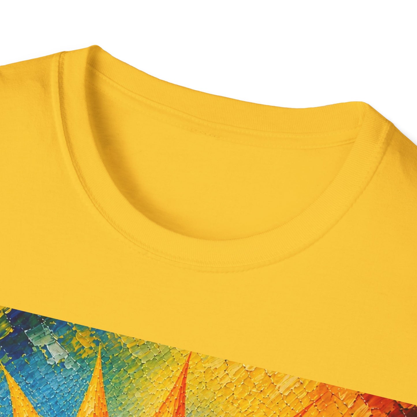 Good Vibes Painted Sun T-Shirt | 13 Colors | S - 3XL