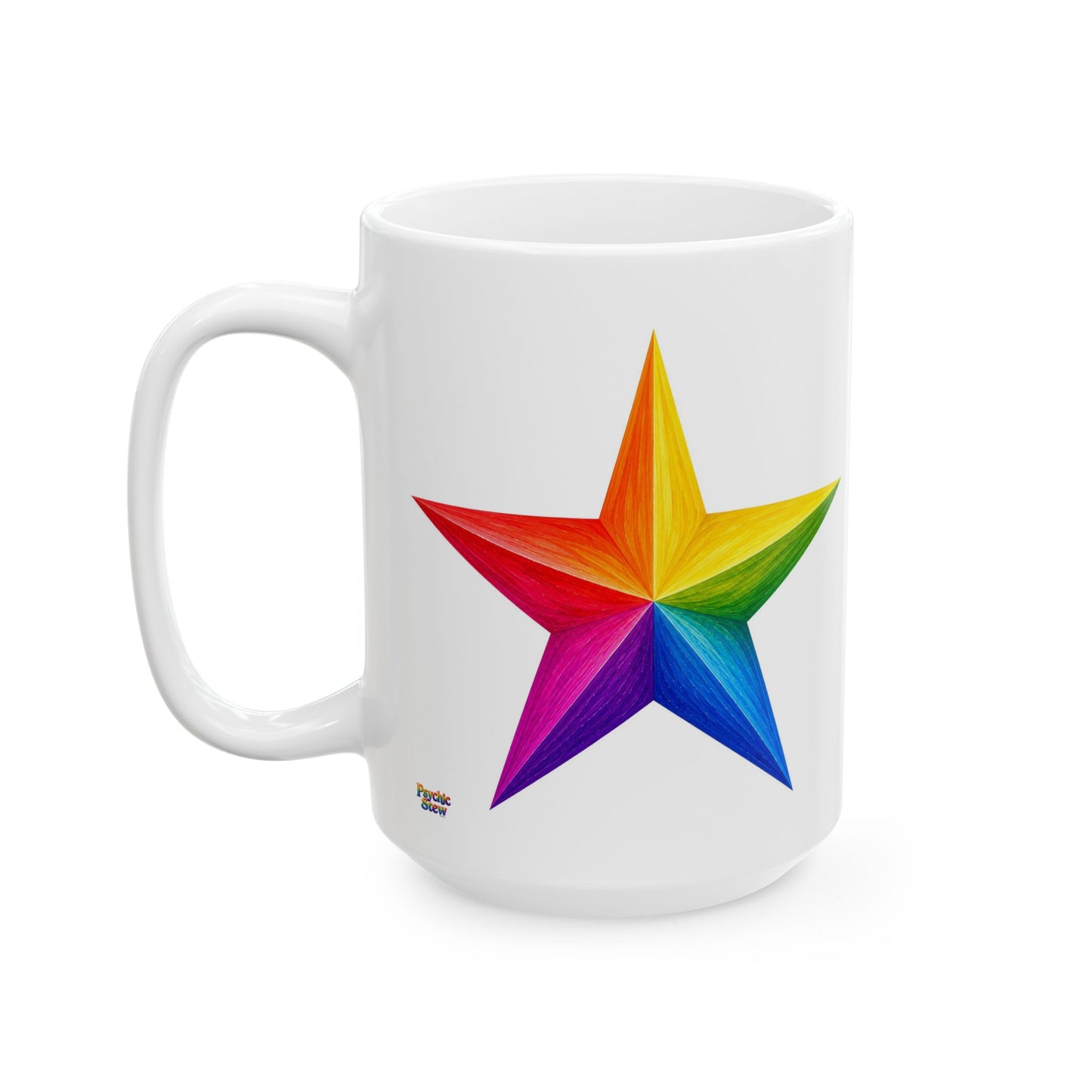 Good Vibes Bright Star Mug | Ceramic Coffee Mug 11oz. | 15oz.