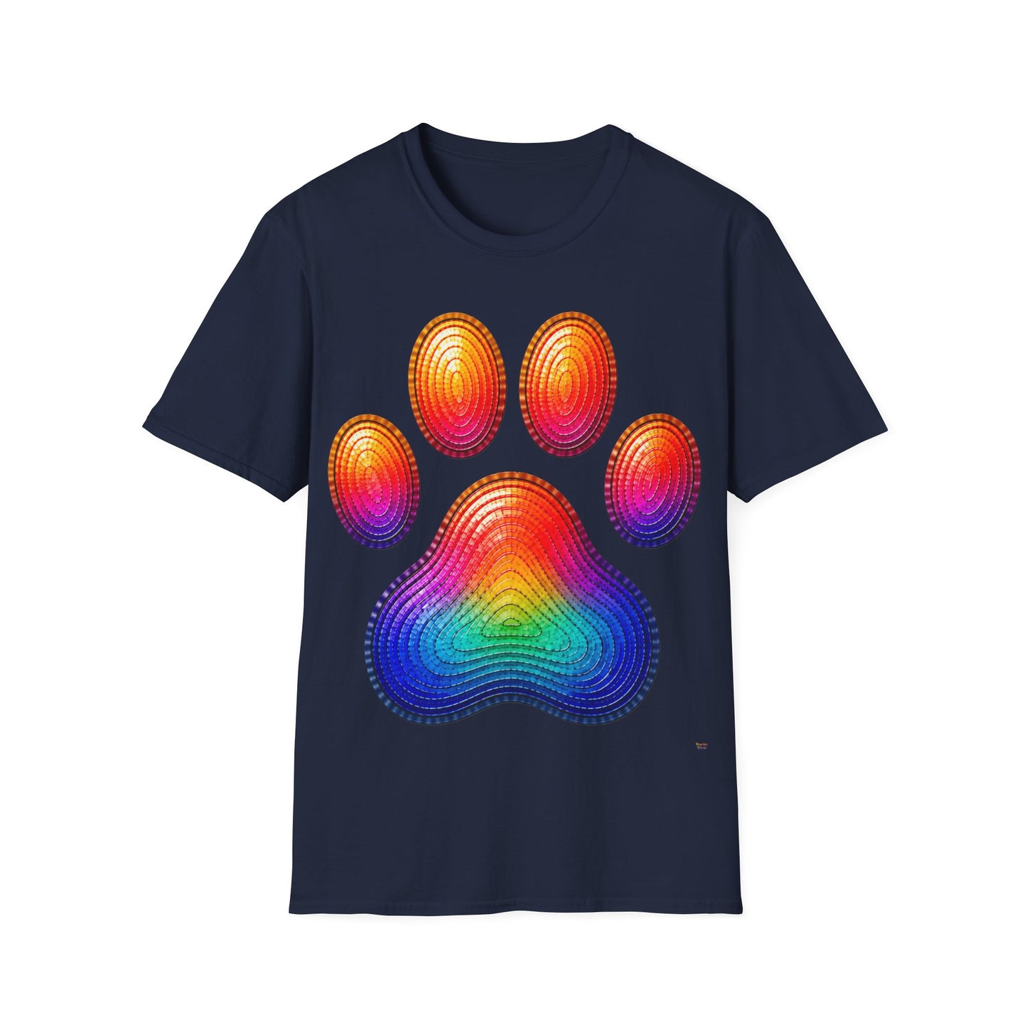 Good Vibes Paw Print T-Shirt | 13 Colors | S - 3XL