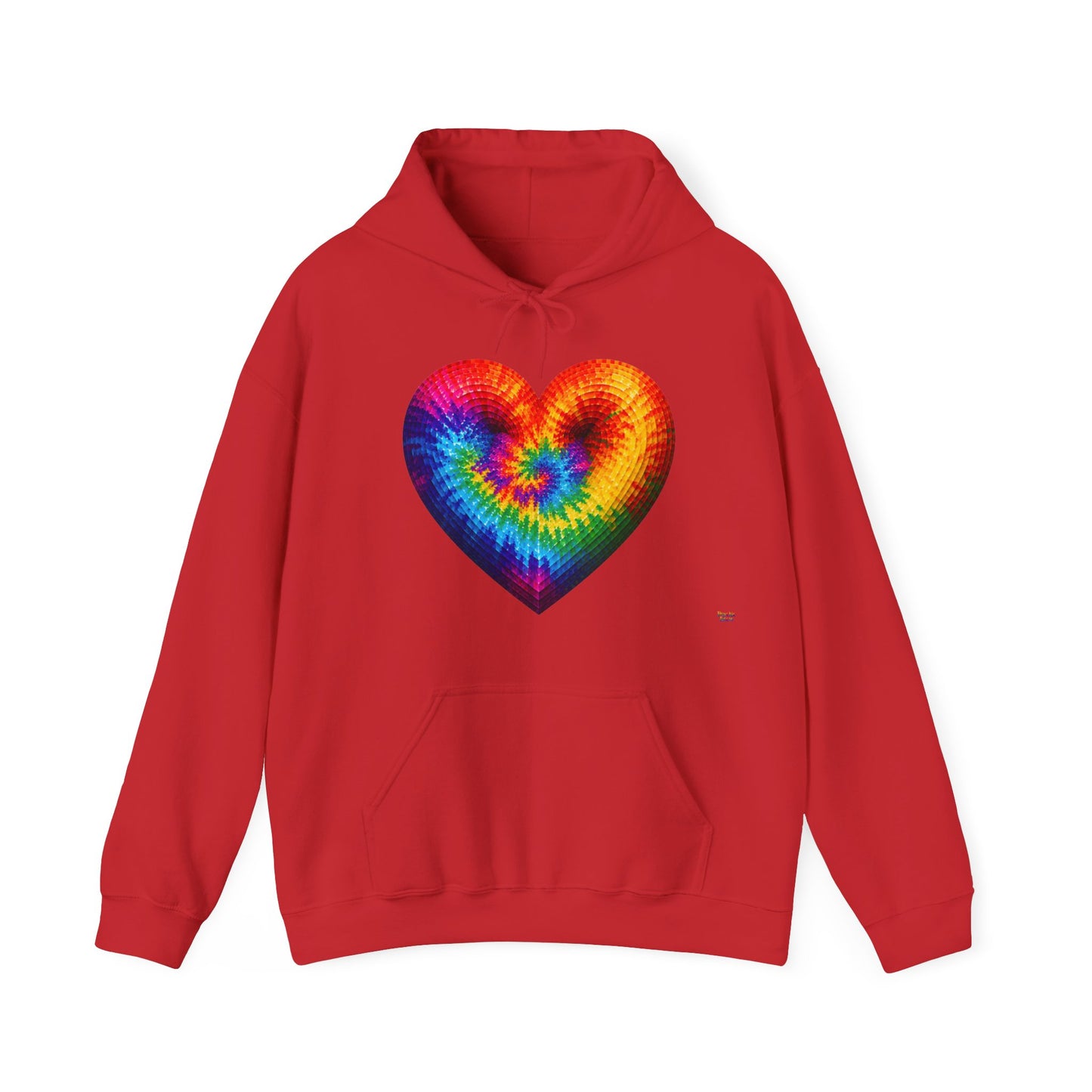 Tie-Dye Heart Hoodie | The Good Vibes Collection