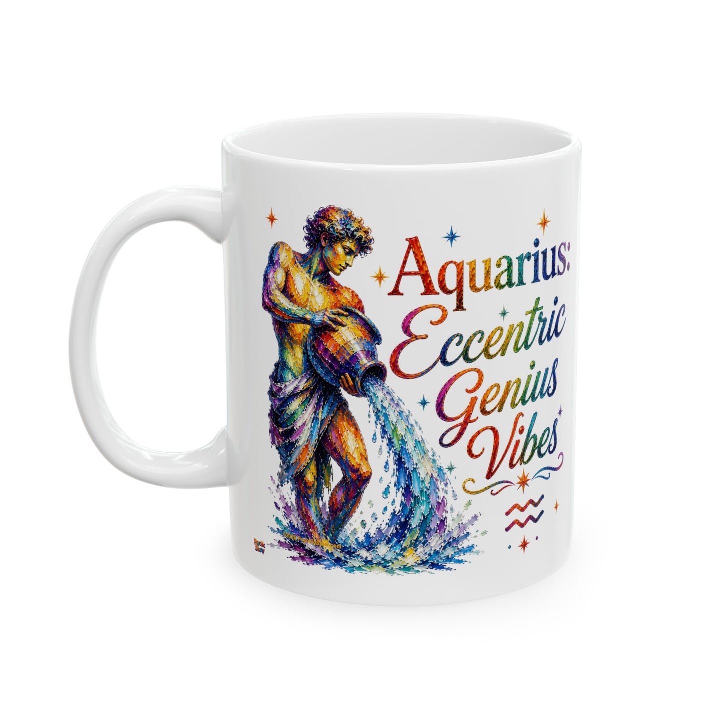 The Aquarius Mug | Ceramic Coffee Mug 11oz. | 15oz.