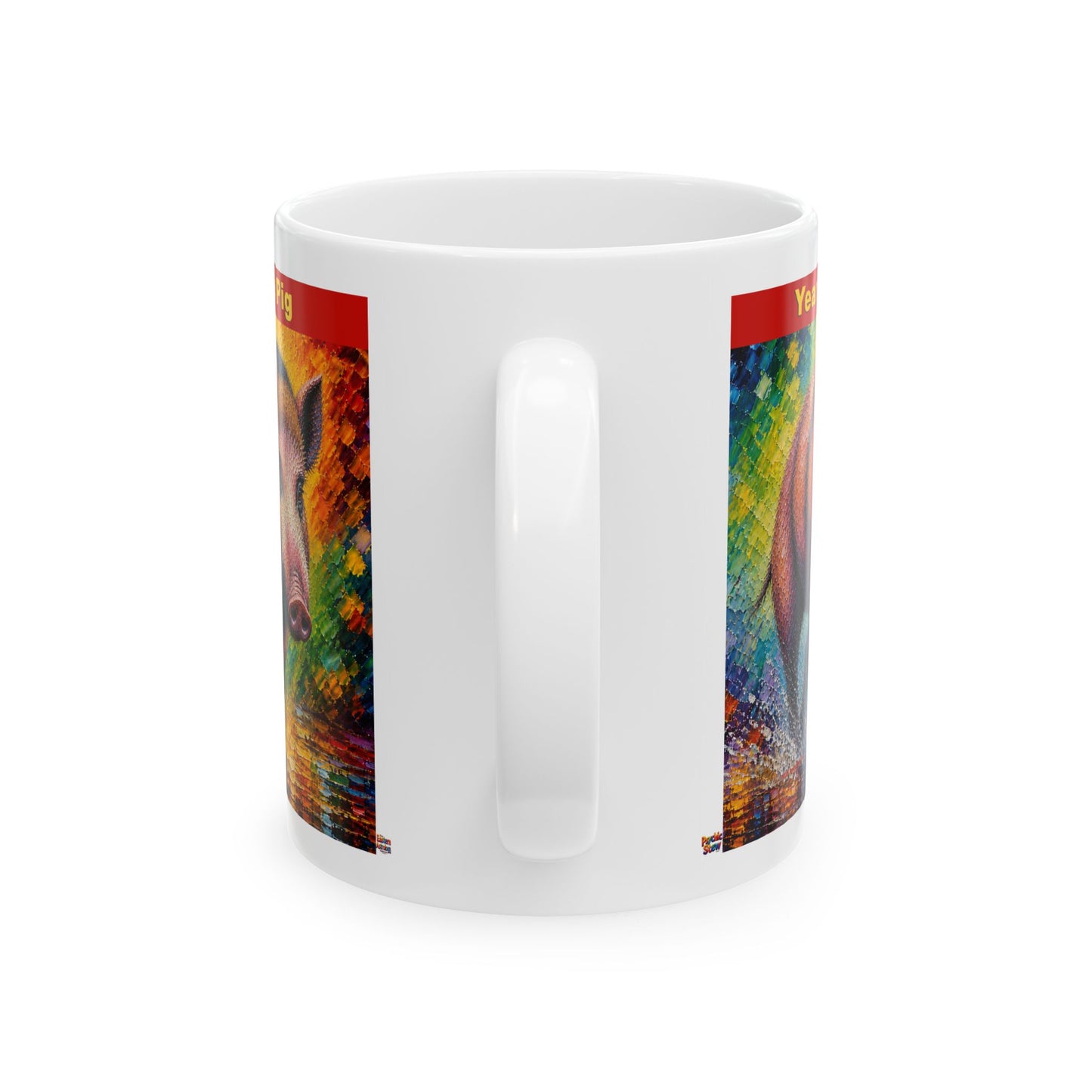 Eastern Year of the Pig Mug | Ceramic Coffee Mug 11oz. | 15oz.