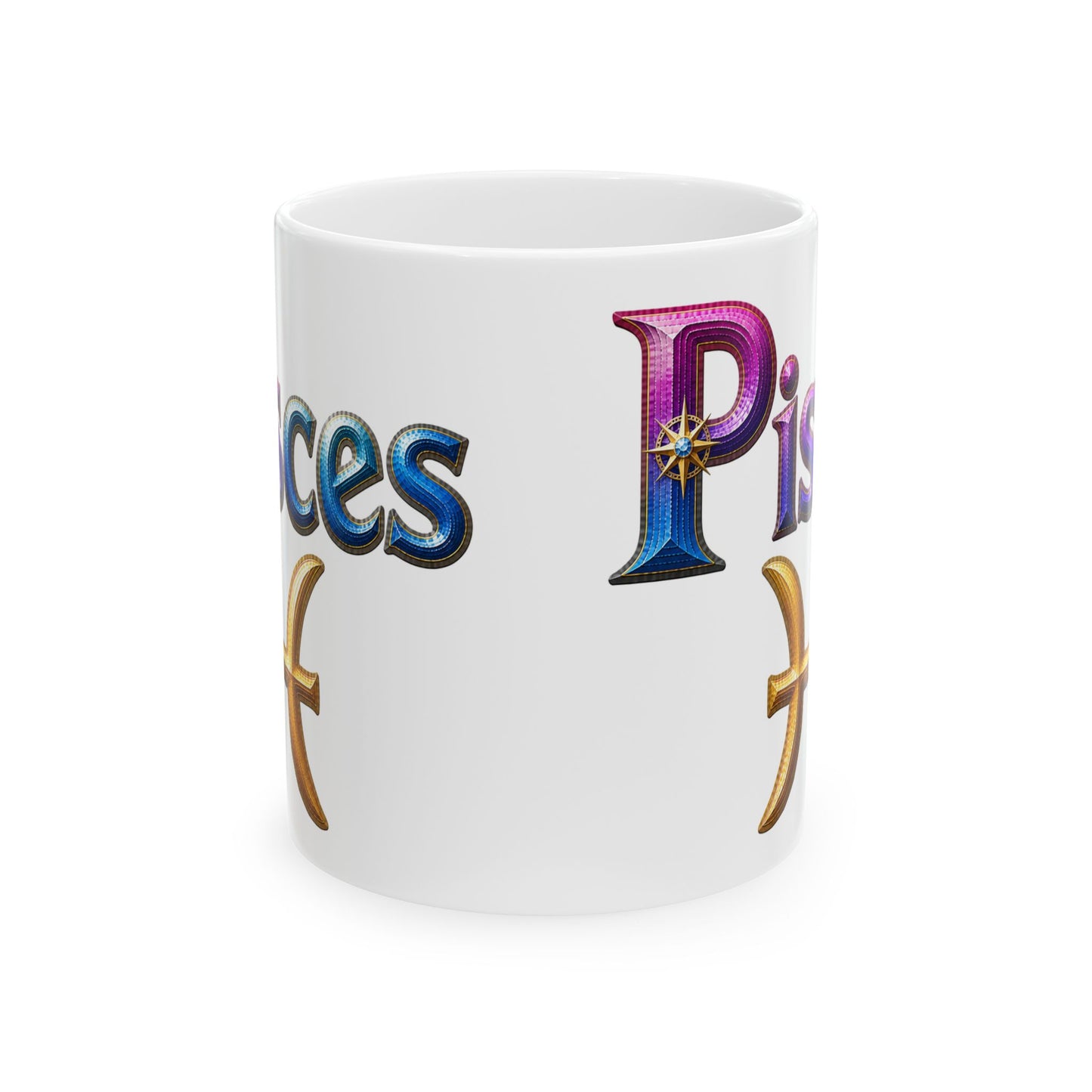Pisces Zodiac Mug | Ceramic Coffee Mug 11oz. | 15oz.