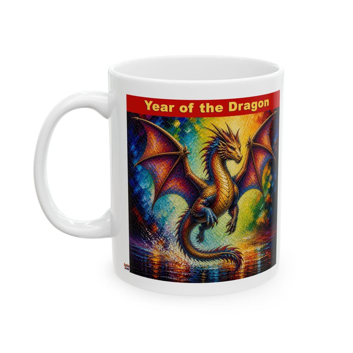 Eastern Year of the Dragon Mug | Ceramic Coffee Mug 11oz. | 15oz.