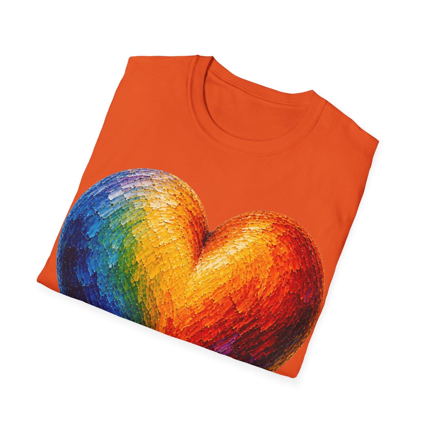 Good Vibes Painted Heart T-Shirt | 13 Colors | S - 3XL