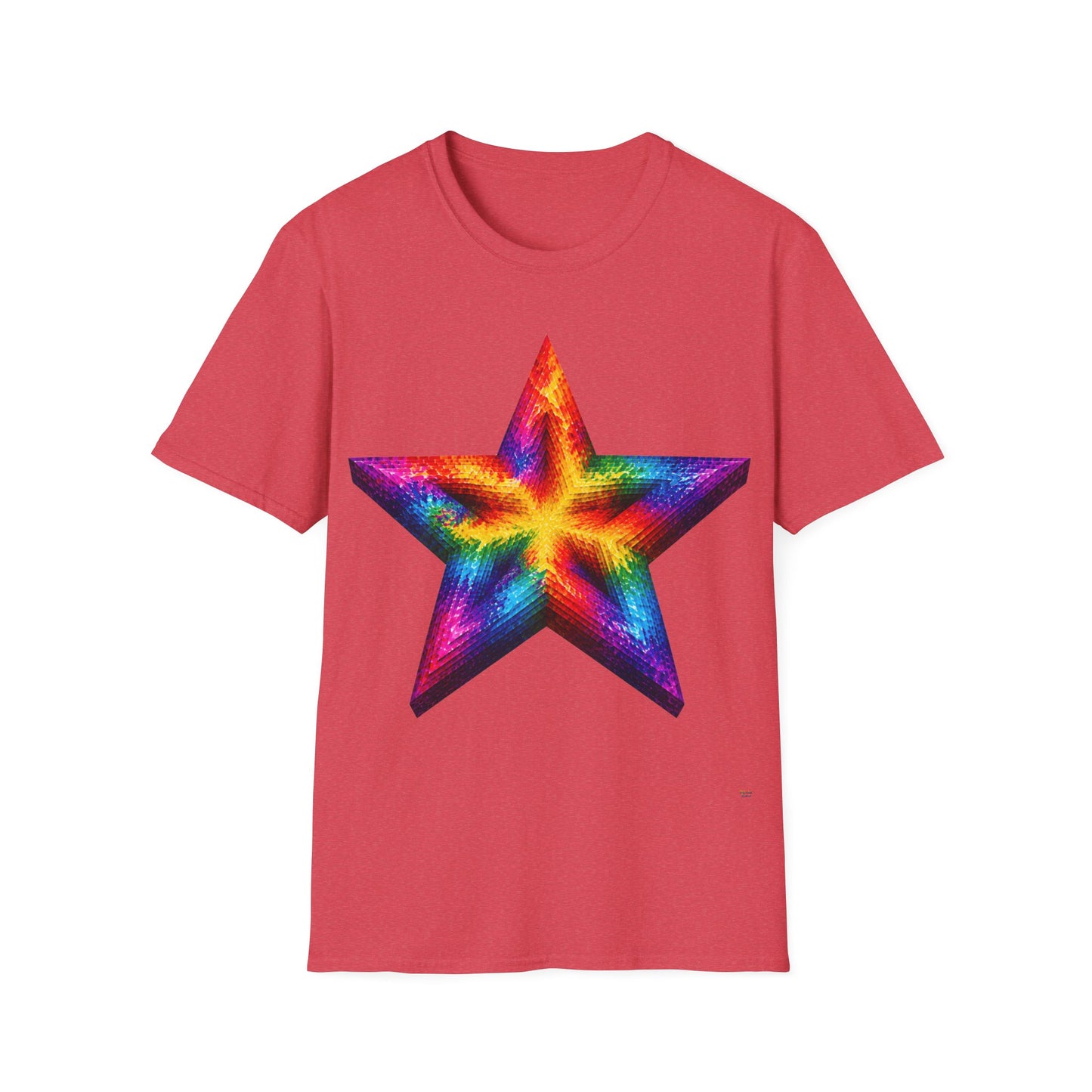Good Vibes Tie-Dye Star T-Shirt | 13 Colors | S - 3XL