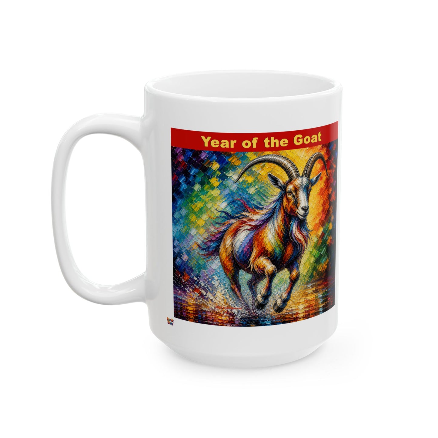 Eastern Year of the Goat Mug | Ceramic Coffee Mug 11oz. | 15oz.