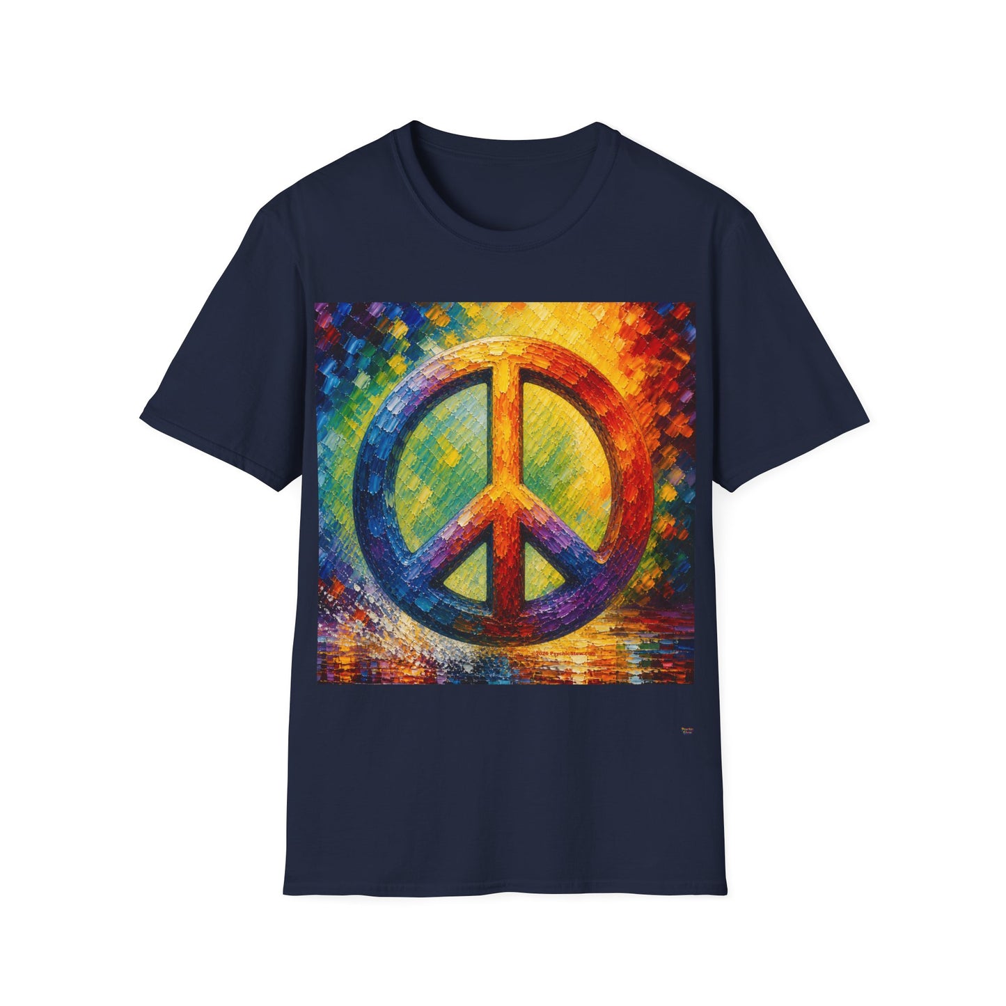 Good Vibes Pretty Peace T-Shirt | 13 Colors | S - 3XL