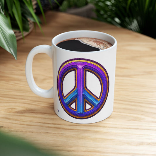 Zodiac 3D Peace Mug | Ceramic Coffee Mug 11oz. | 15oz.