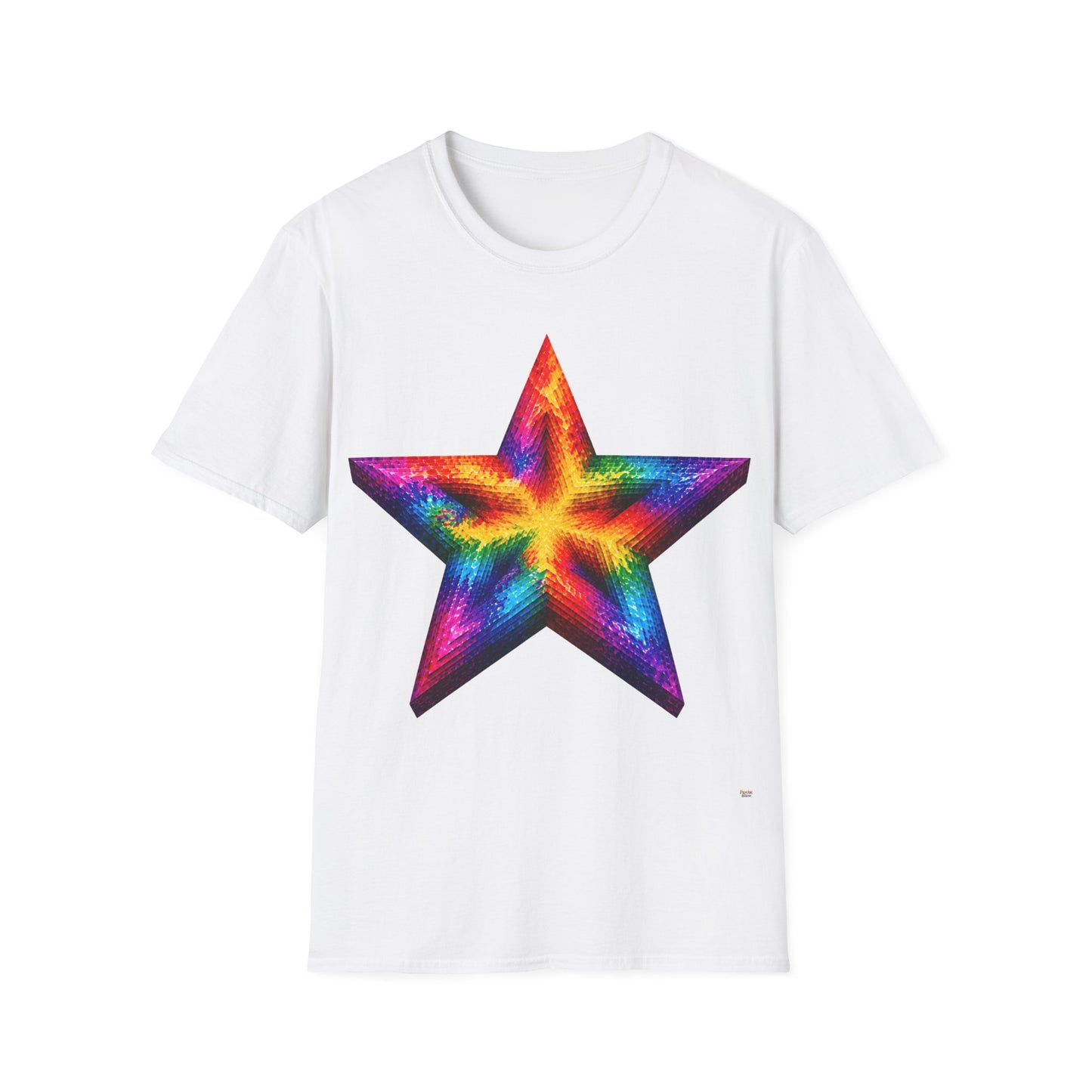 Good Vibes Tie-Dye Star T-Shirt | 13 Colors | S - 3XL