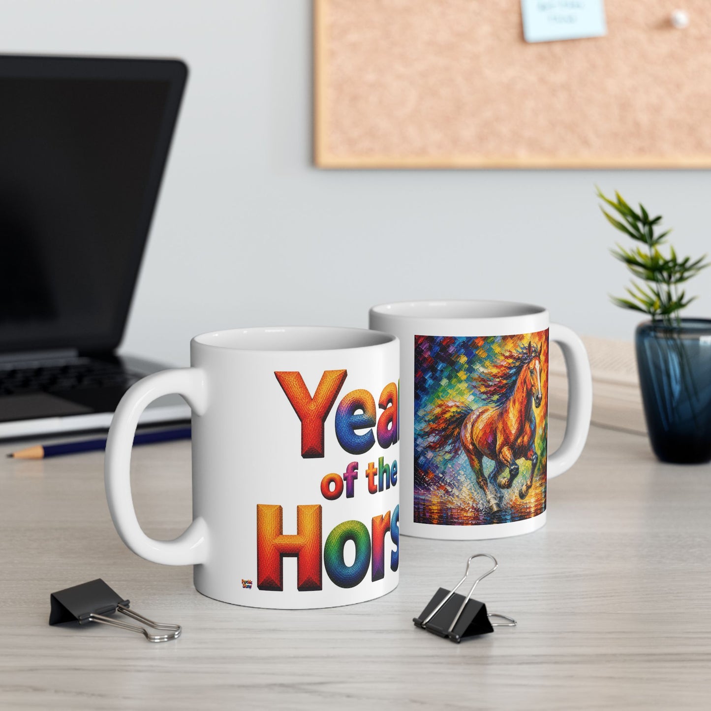 Year of the Horse Mug | Ceramic Coffee Mug 11oz. | 15oz.