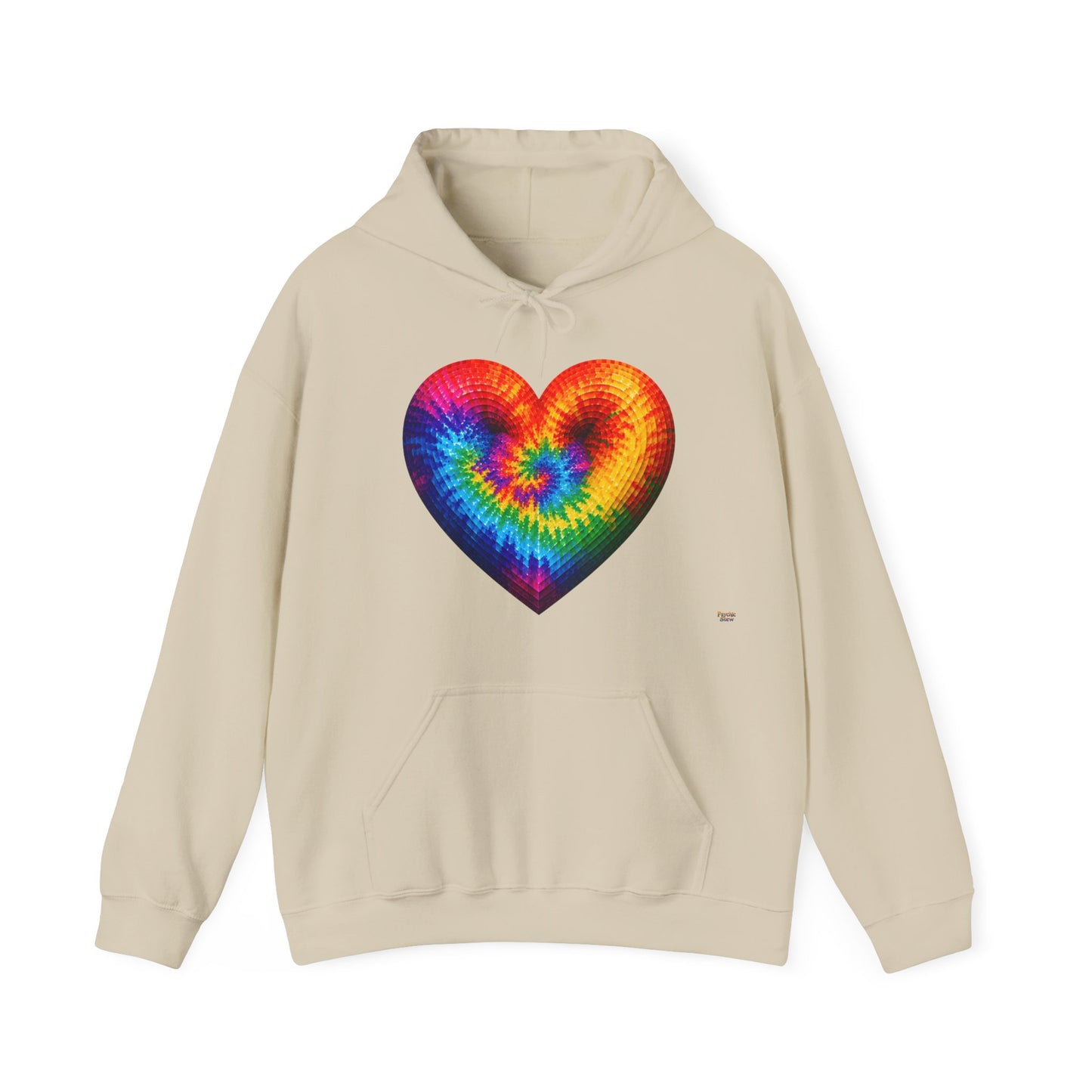 Tie-Dye Heart Hoodie | The Good Vibes Collection
