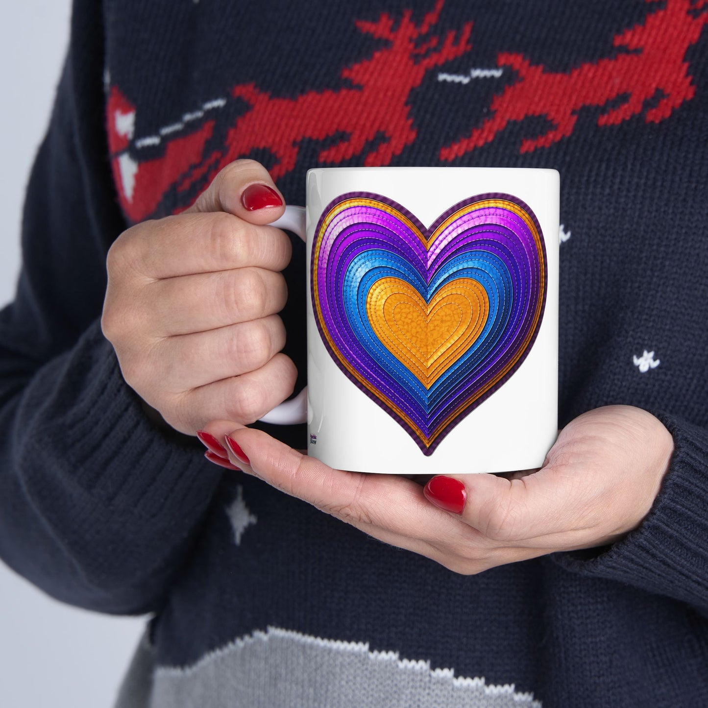 Zodiac 3D Heart Mug | Ceramic Coffee Mug 11oz. | 15oz.