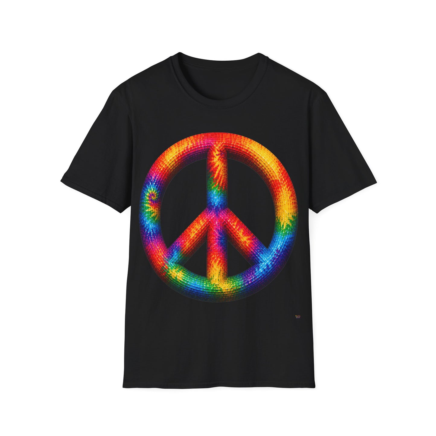 Good Vibes Tie-Dye Peace T-Shirt | 13 Colors | S - 3XL