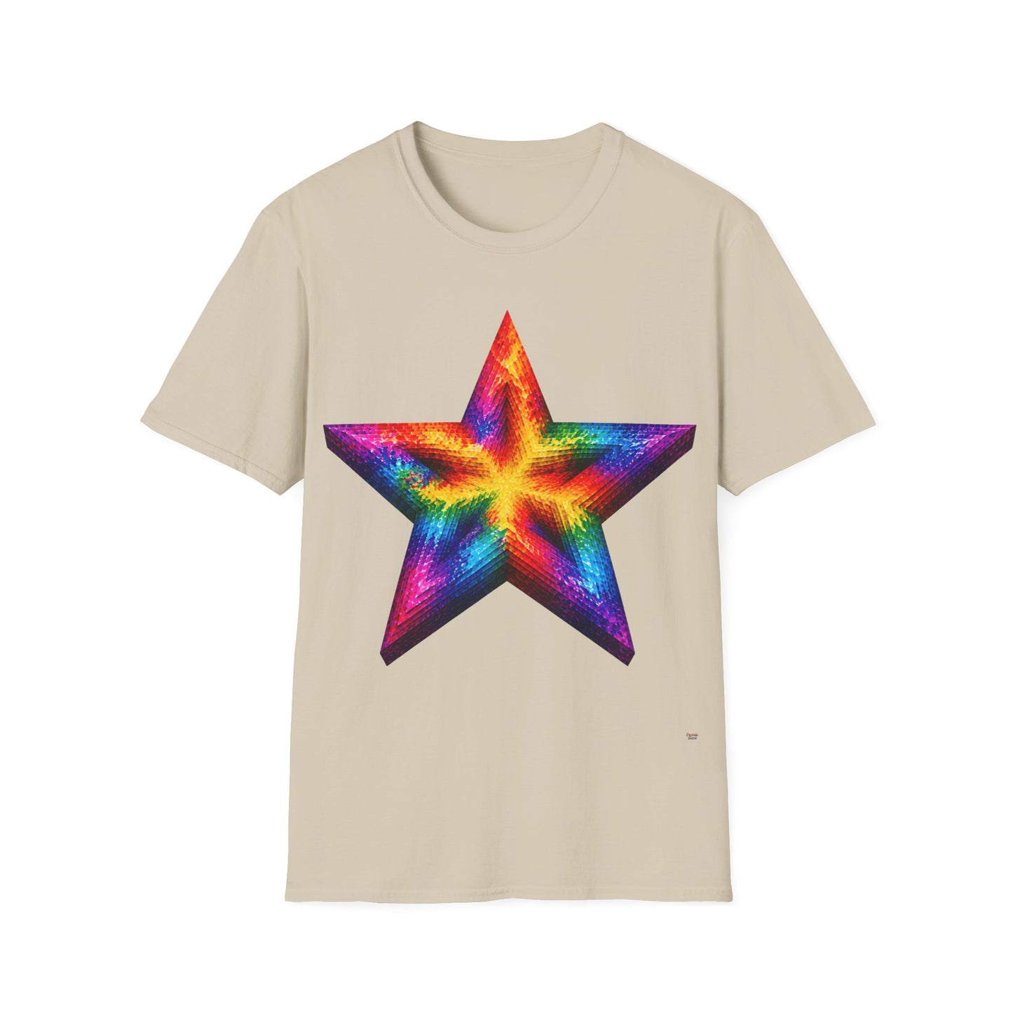 Good Vibes Tie-Dye Star T-Shirt | 13 Colors | S - 3XL
