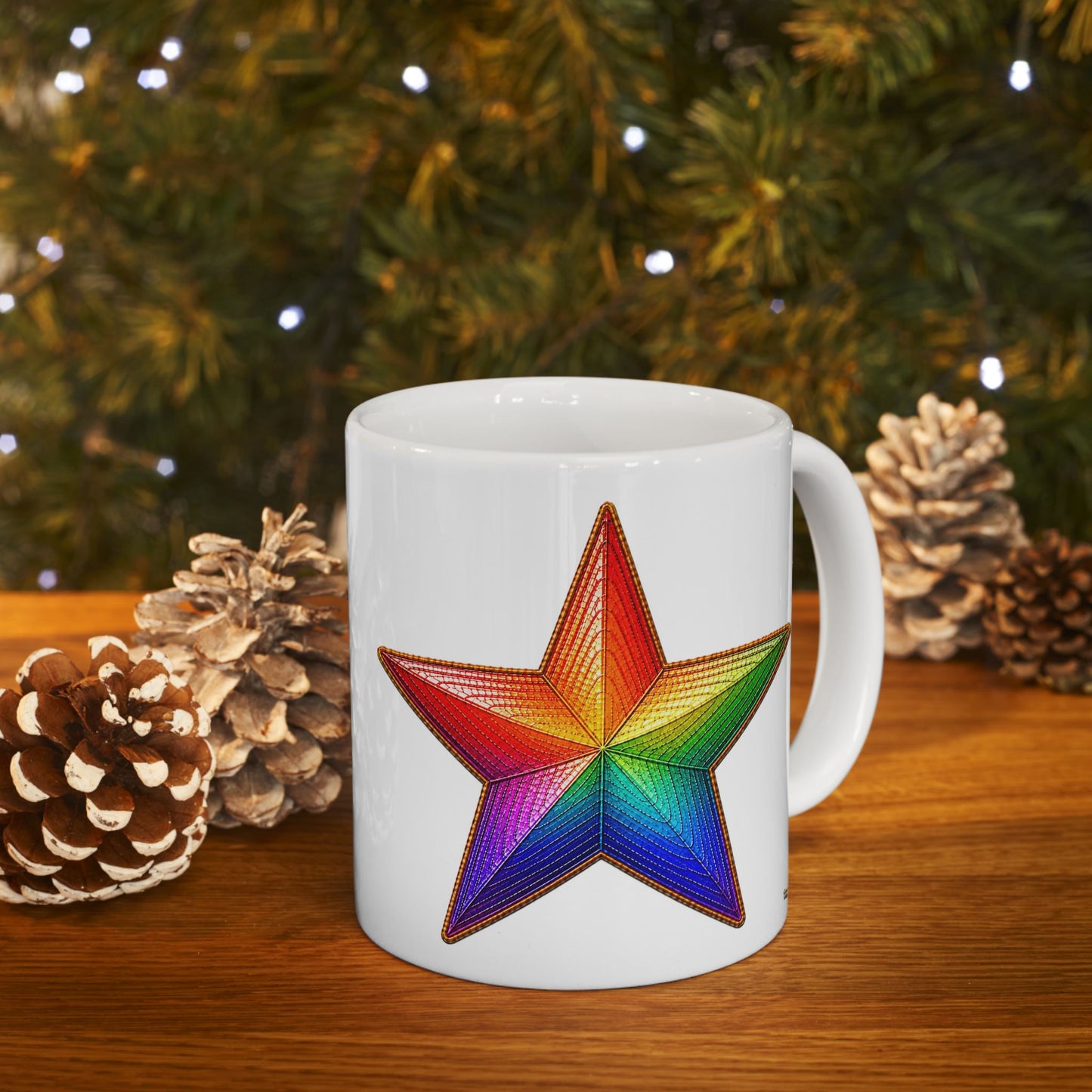 Good Vibes Star Mug | Ceramic Coffee Mug 11oz. | 15oz.
