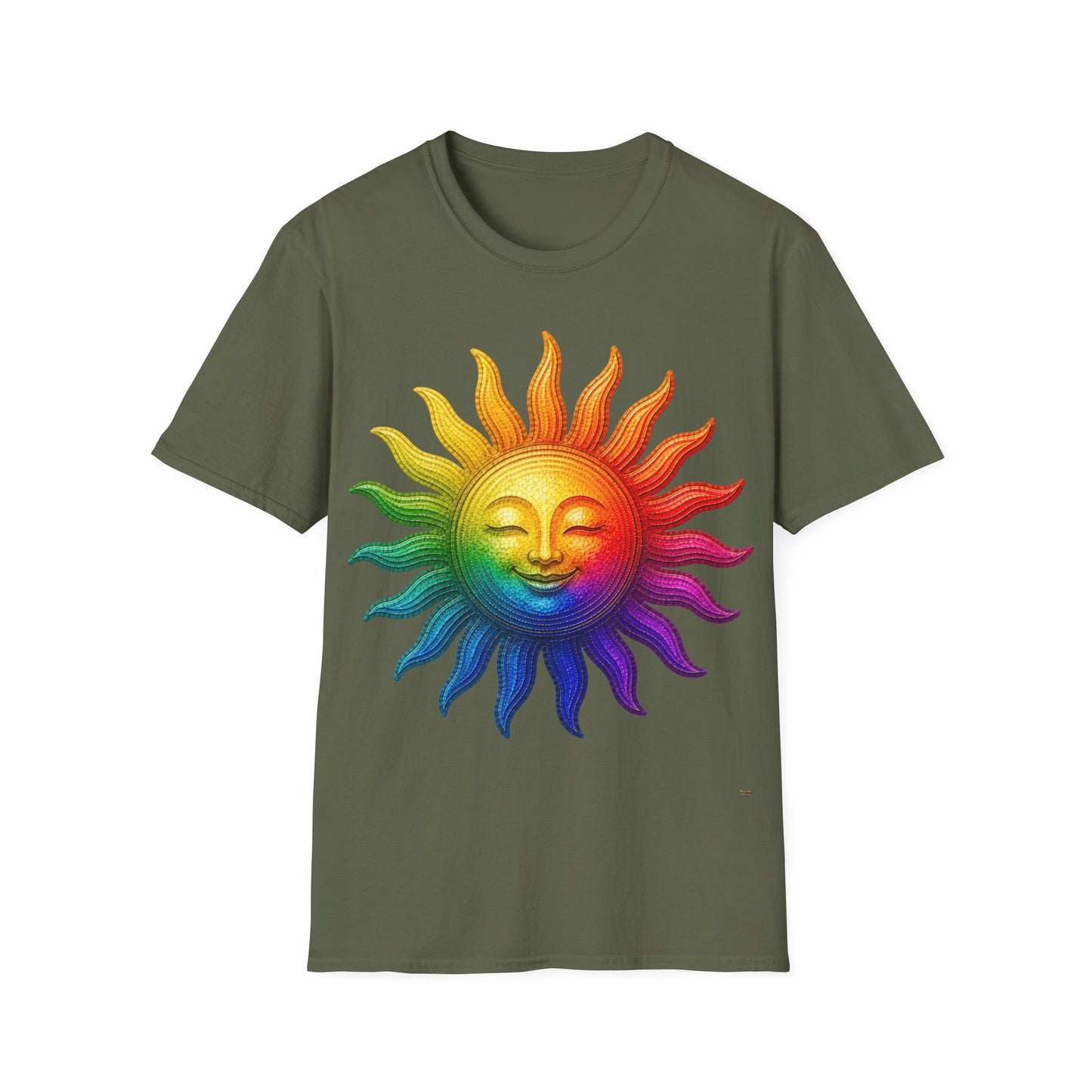 Good Vibes Happy Sun T-Shirt | 13 Colors | S - 3XL