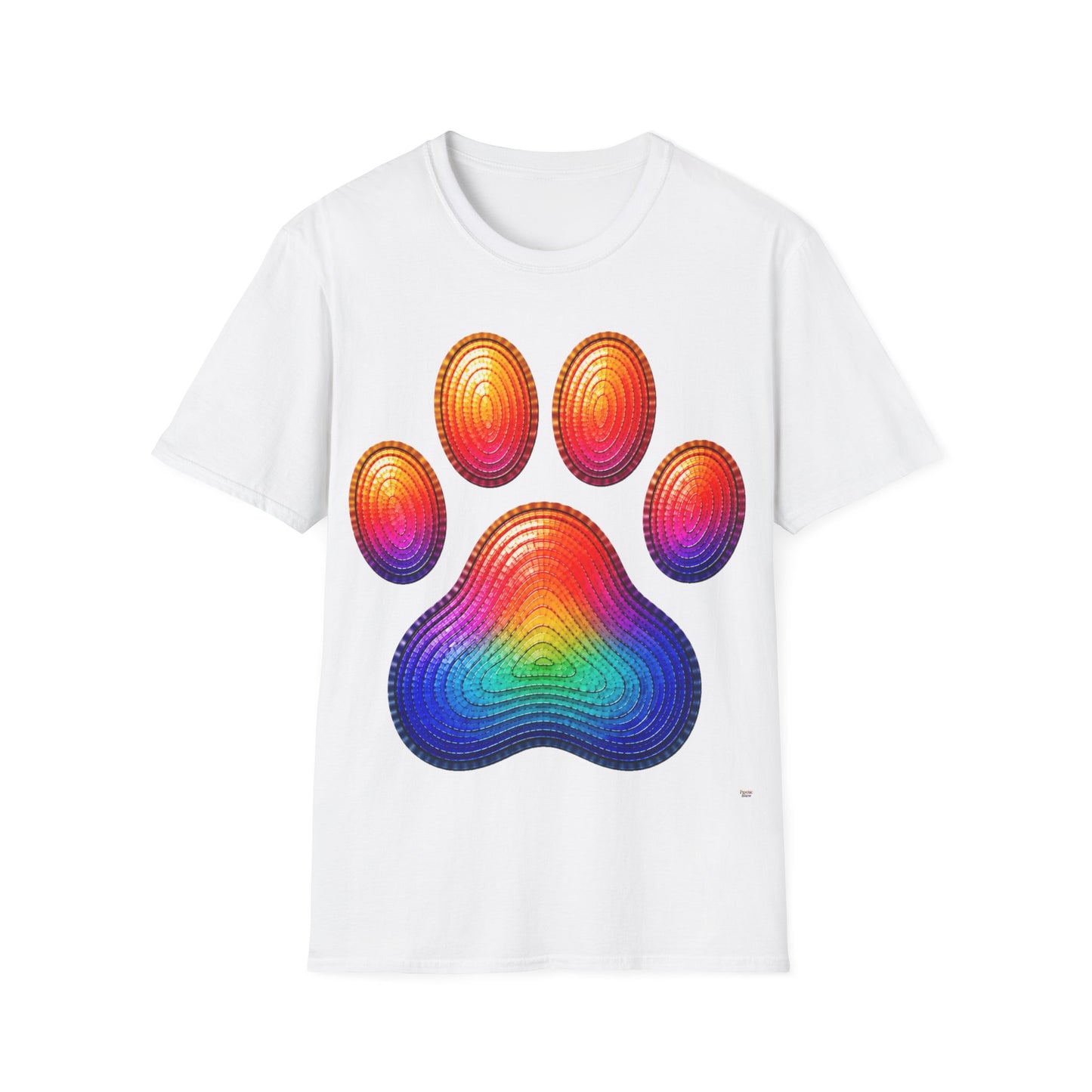 Good Vibes Paw Print T-Shirt | 13 Colors | S - 3XL