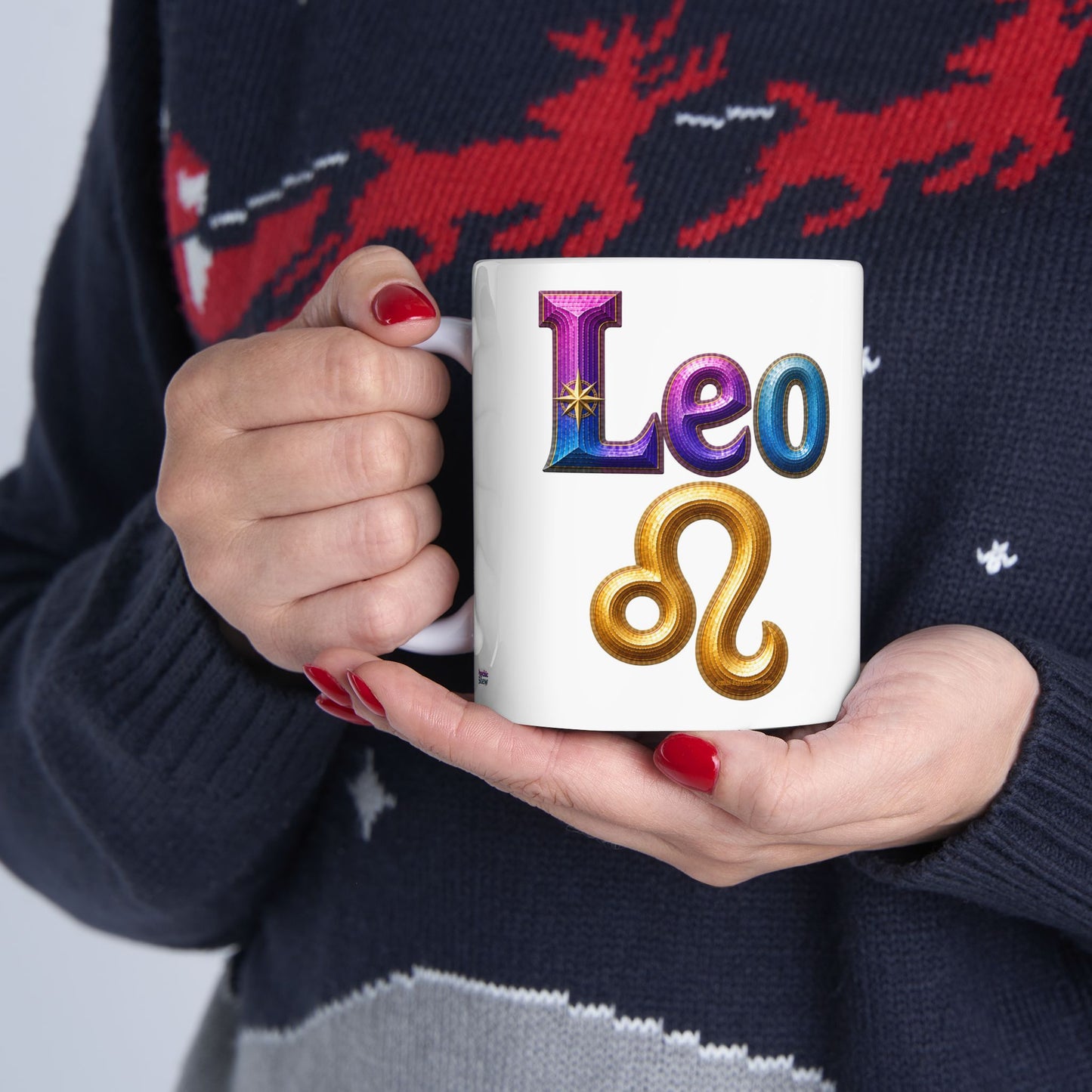 Leo Zodiac Mug | Ceramic Coffee Mug 11oz. | 15oz.