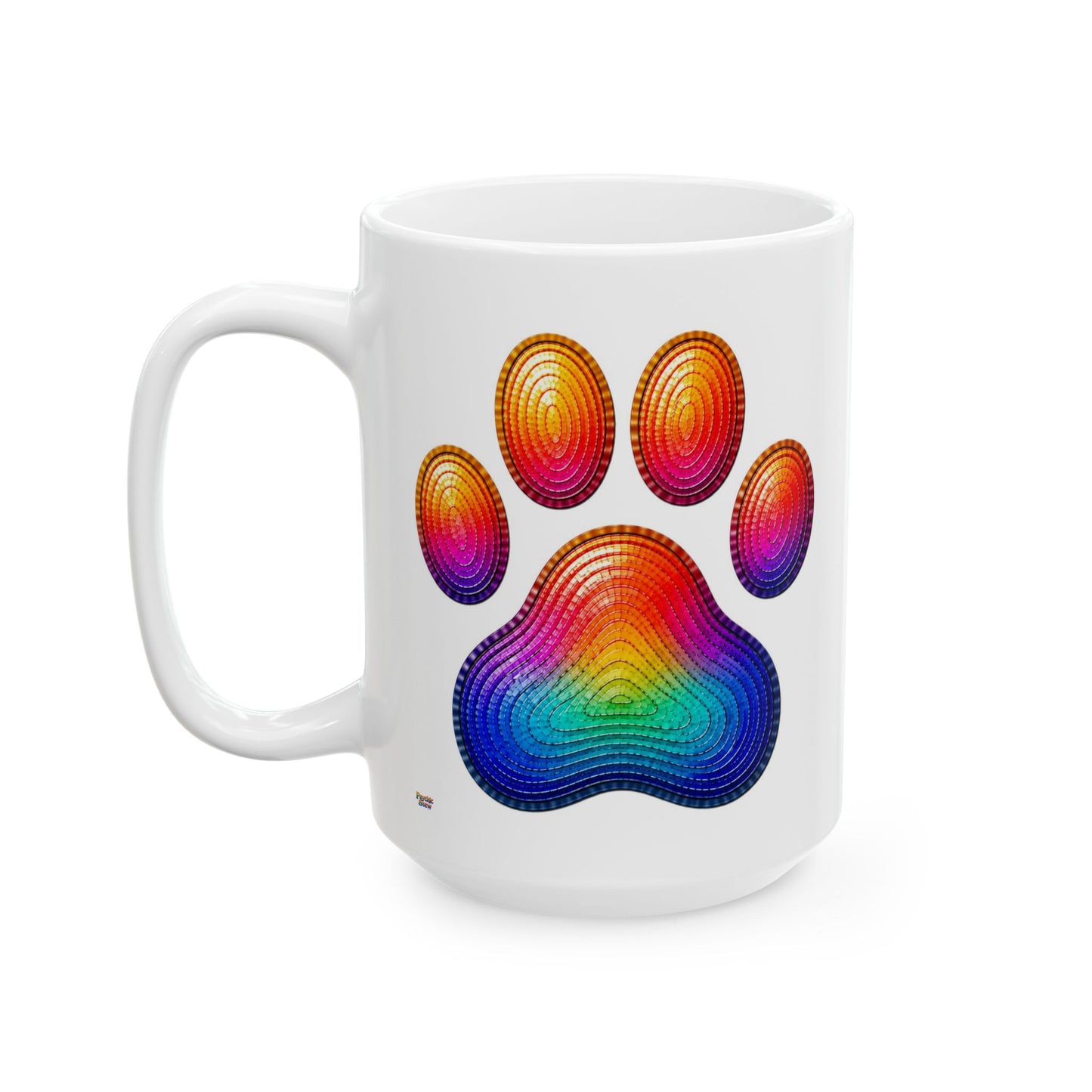 Good Vibes Paw Mug | Ceramic Coffee Mug 11oz. | 15oz.