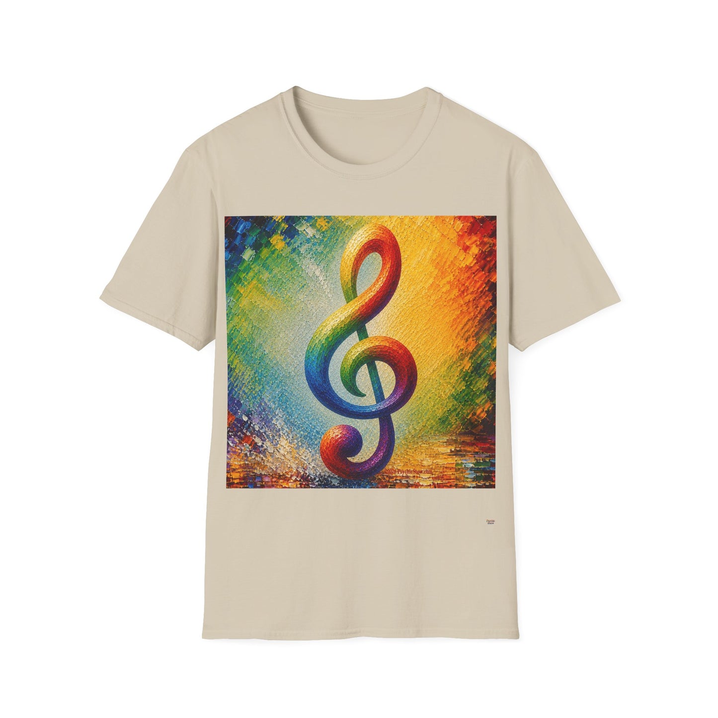 Good Vibes Painted G-Clef T-Shirt | 13 Colors | S - 3XL
