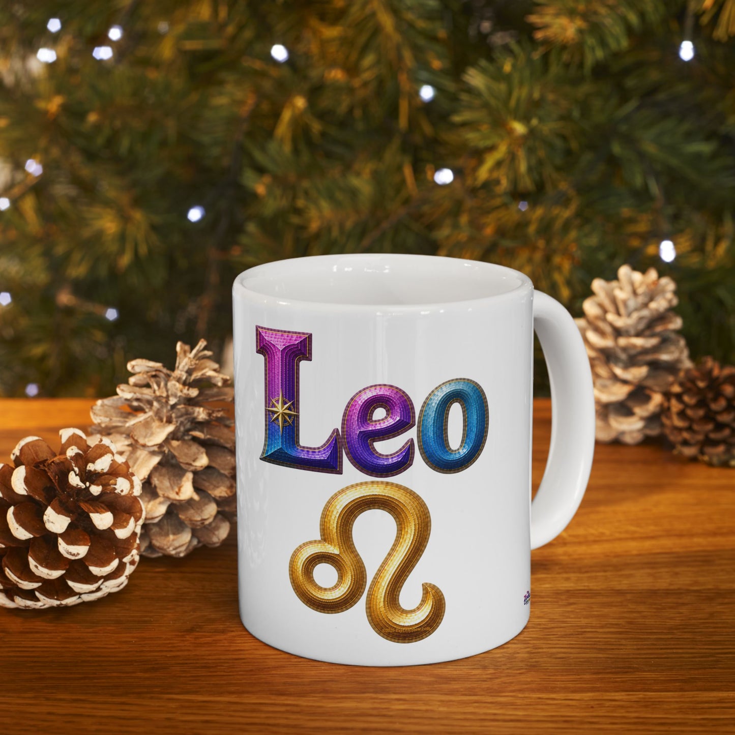 Leo Zodiac Mug | Ceramic Coffee Mug 11oz. | 15oz.