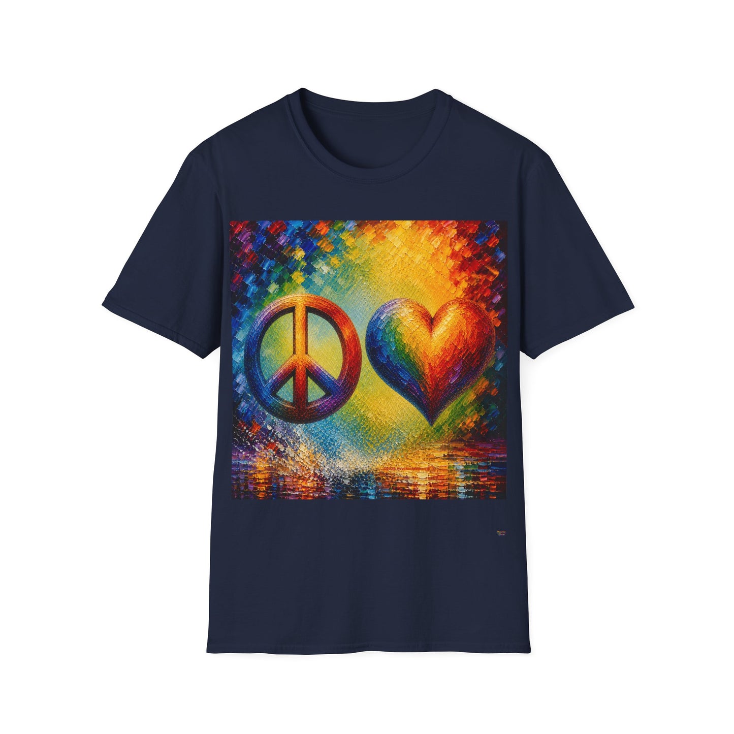 Good Vibes Peace and Love T-Shirt | 13 Colors | S - 3XL