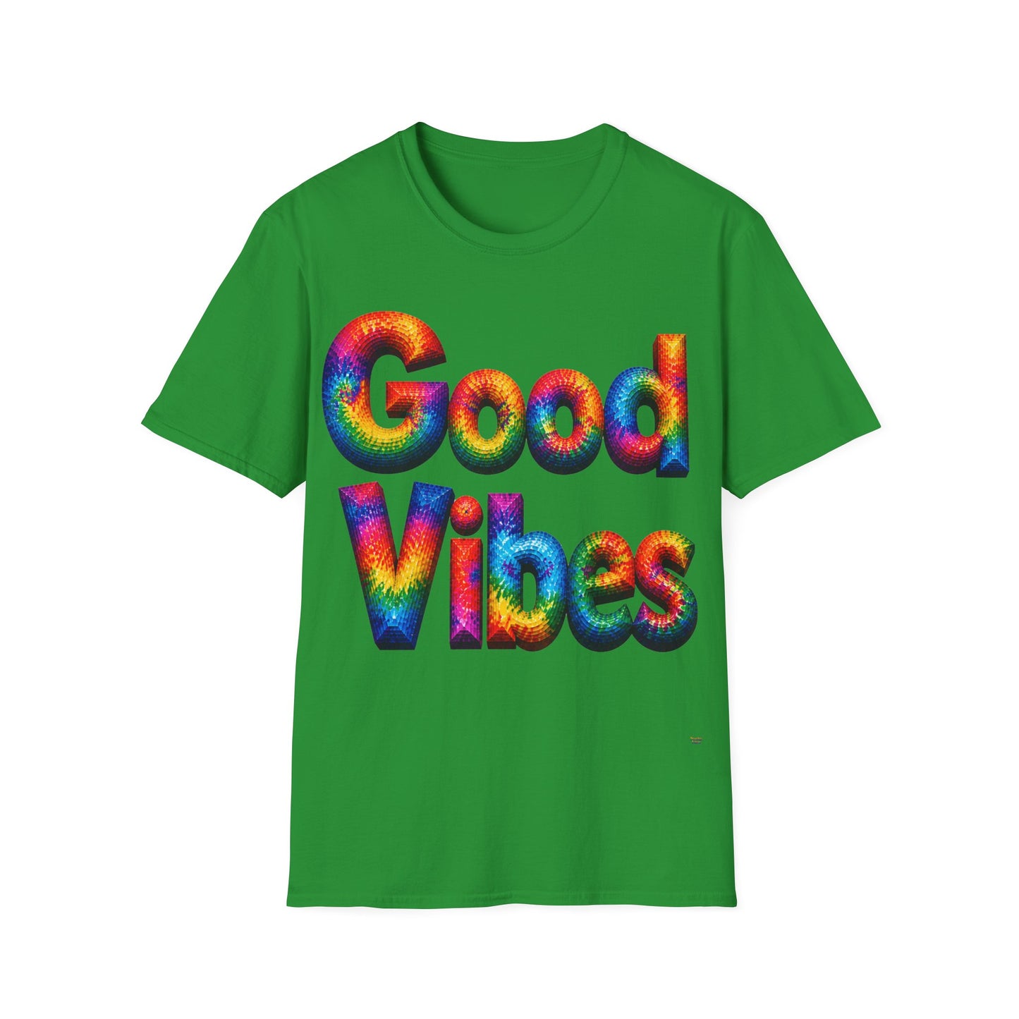 Good Vibes Tie-Dye T-Shirt | 13 Colors | S - 3XL