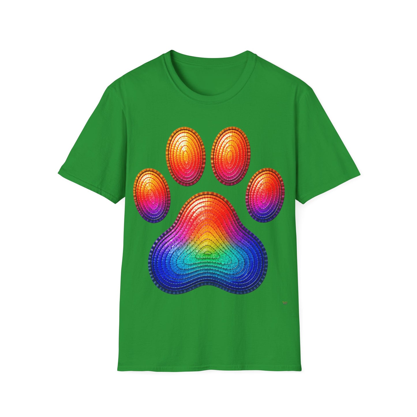 Good Vibes Paw Print T-Shirt | 13 Colors | S - 3XL