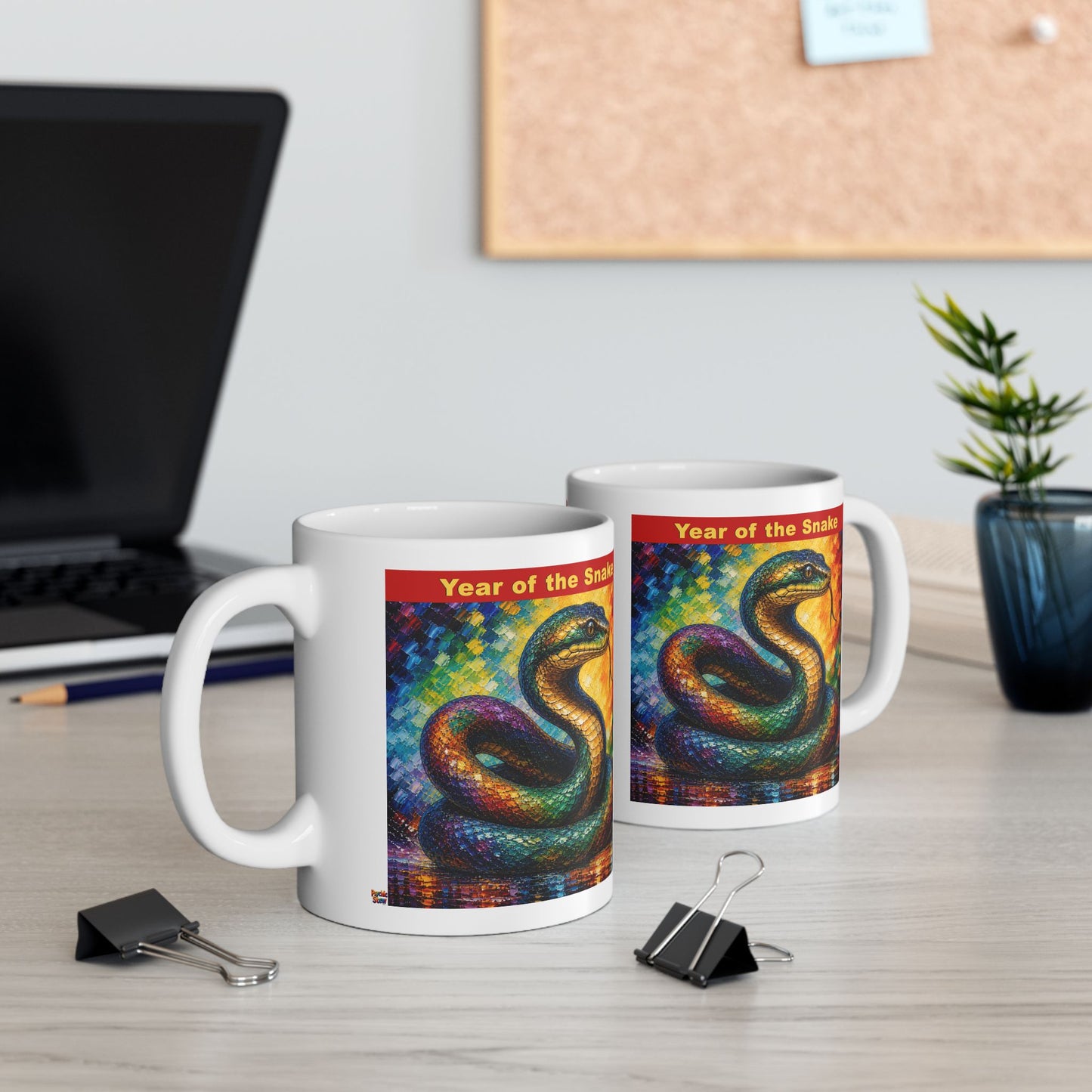 Eastern Year of the Snake Mug | Ceramic Coffee Mug 11oz. | 15oz.