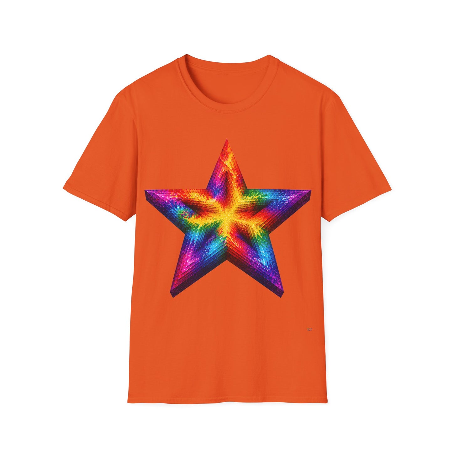 Good Vibes Tie-Dye Star T-Shirt | 13 Colors | S - 3XL