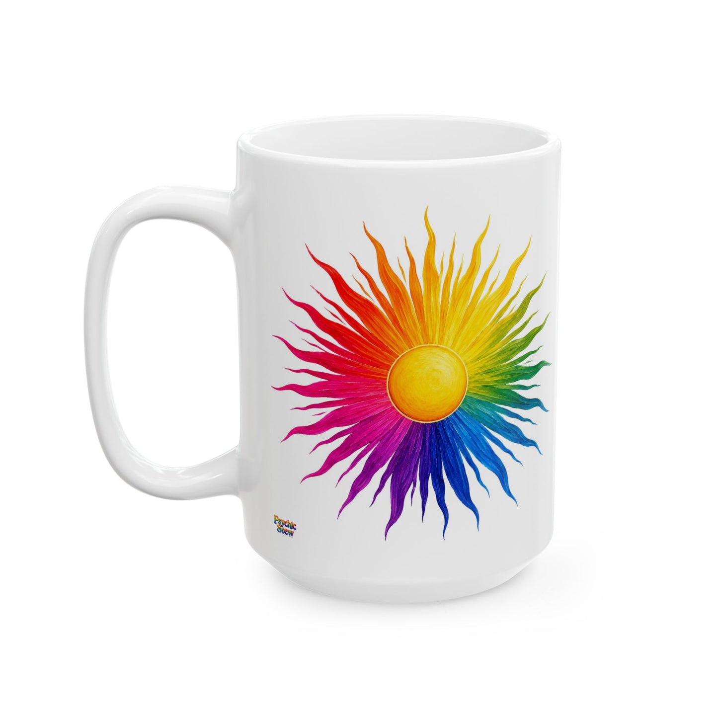 Good Vibes Bright Sun Mug | Ceramic Coffee Mug 11oz. | 15oz.