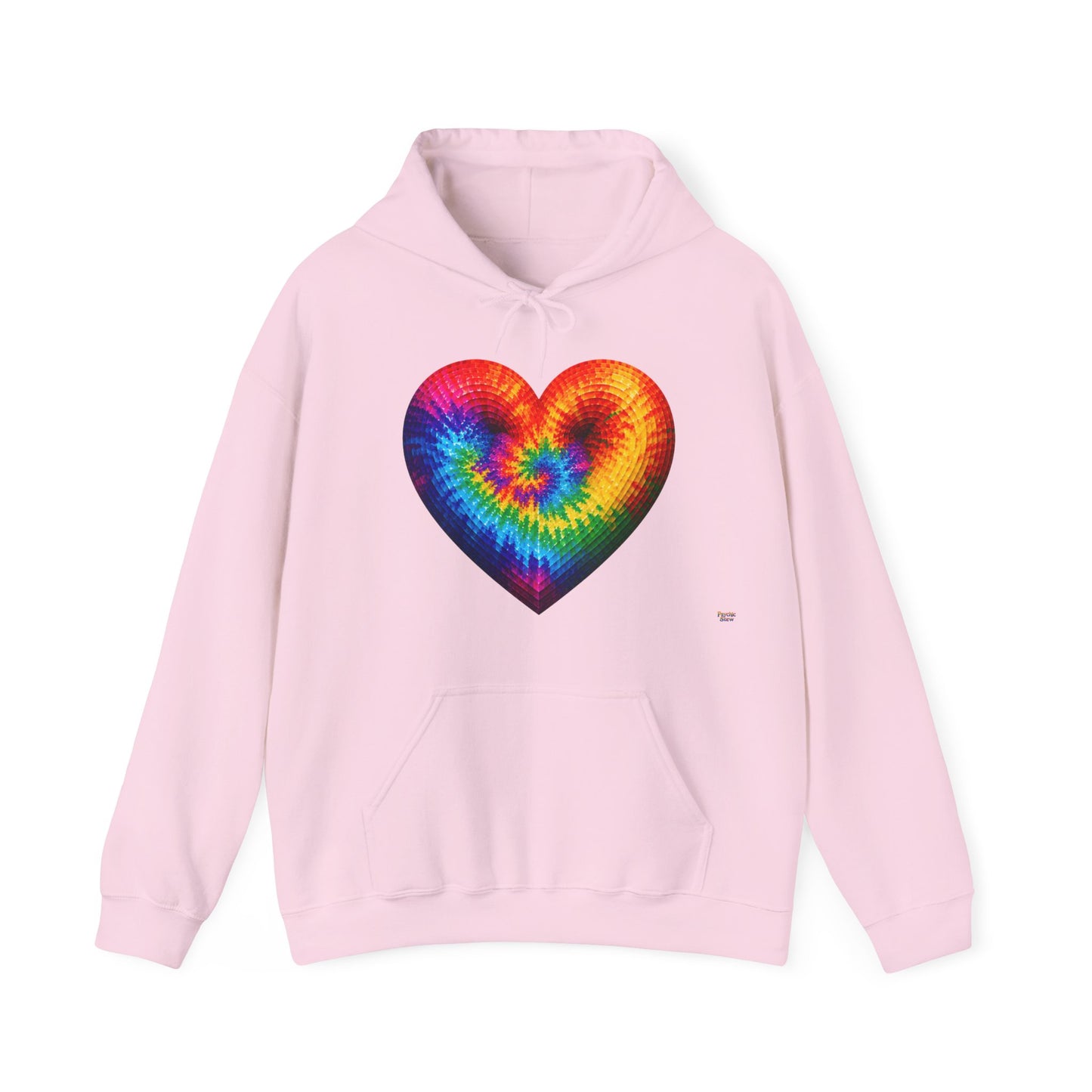 Tie-Dye Heart Hoodie | The Good Vibes Collection