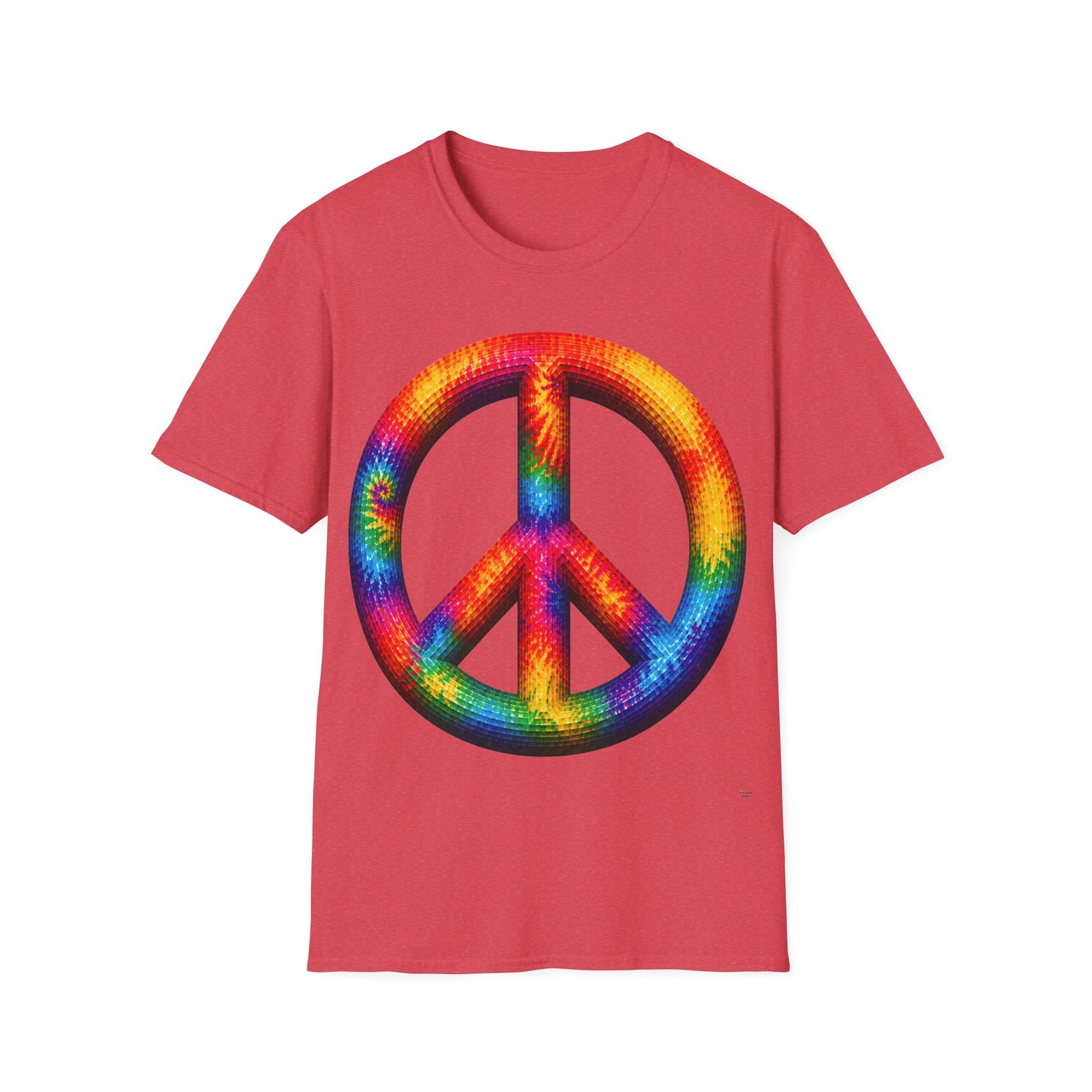 Good Vibes Tie-Dye Peace T-Shirt | 13 Colors | S - 3XL