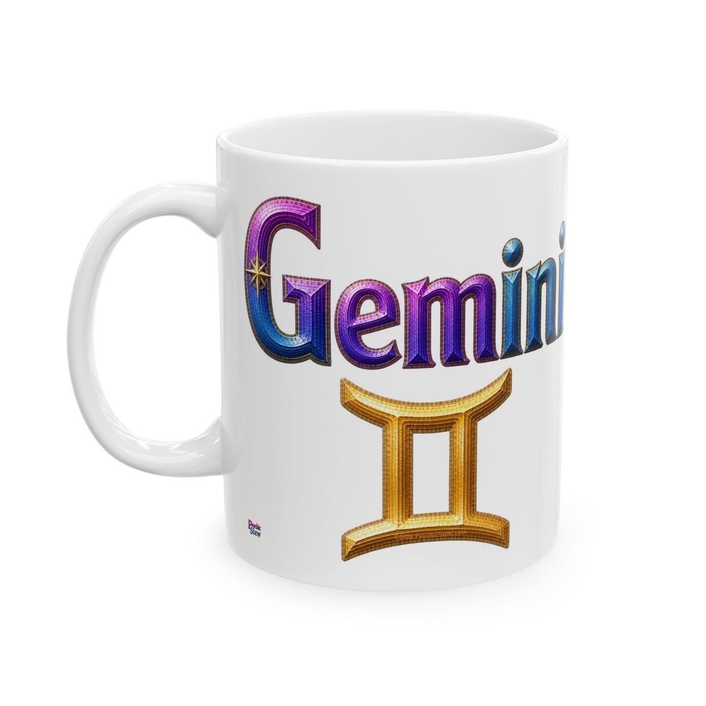 Gemini Zodiac Mug | Ceramic Coffee Mug 11oz. | 15oz.