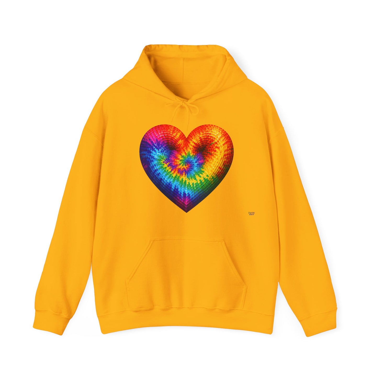 Tie-Dye Heart Hoodie | The Good Vibes Collection