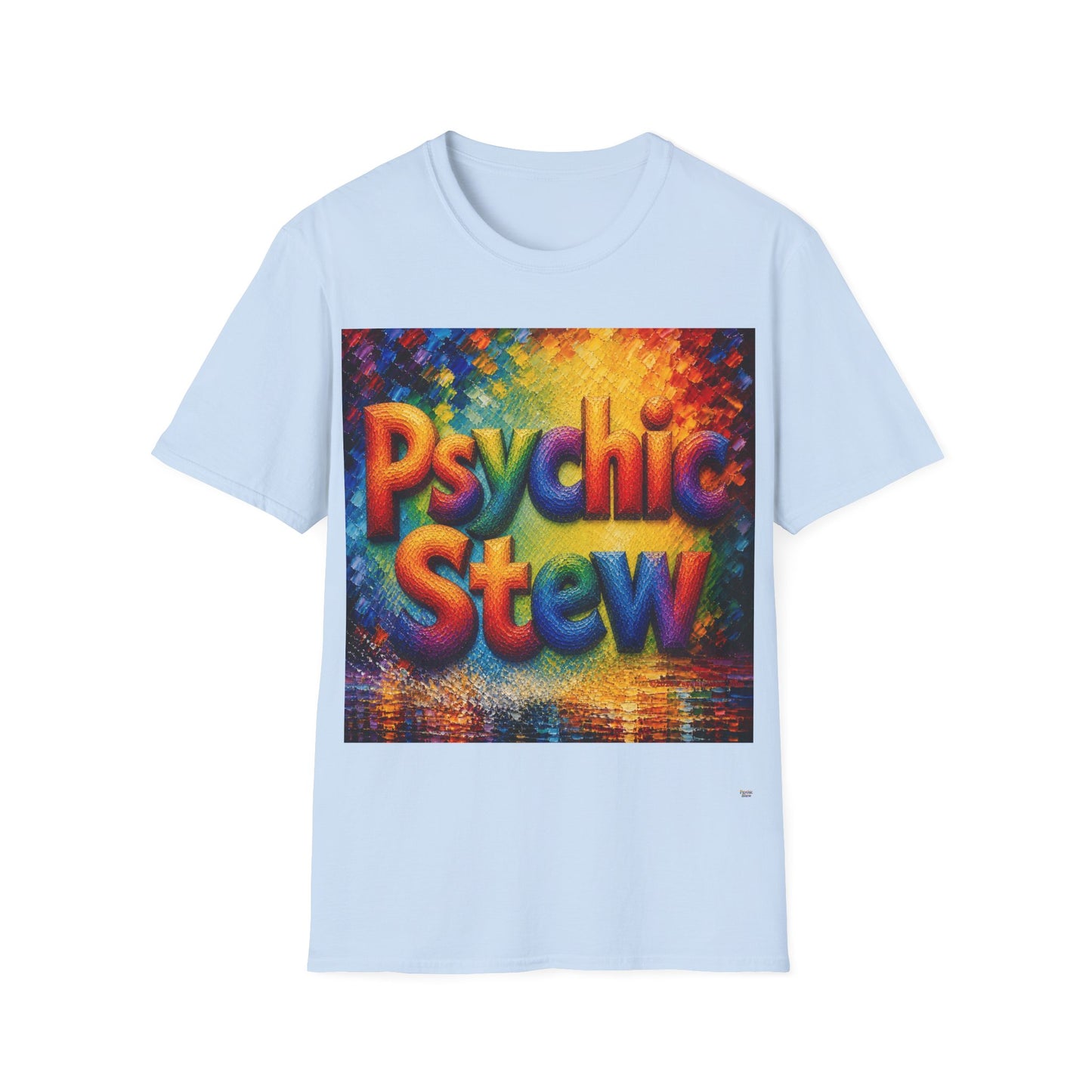 Good Vibes Painted Psychic Stew T-Shirt | 13 Colors | S - 3XL