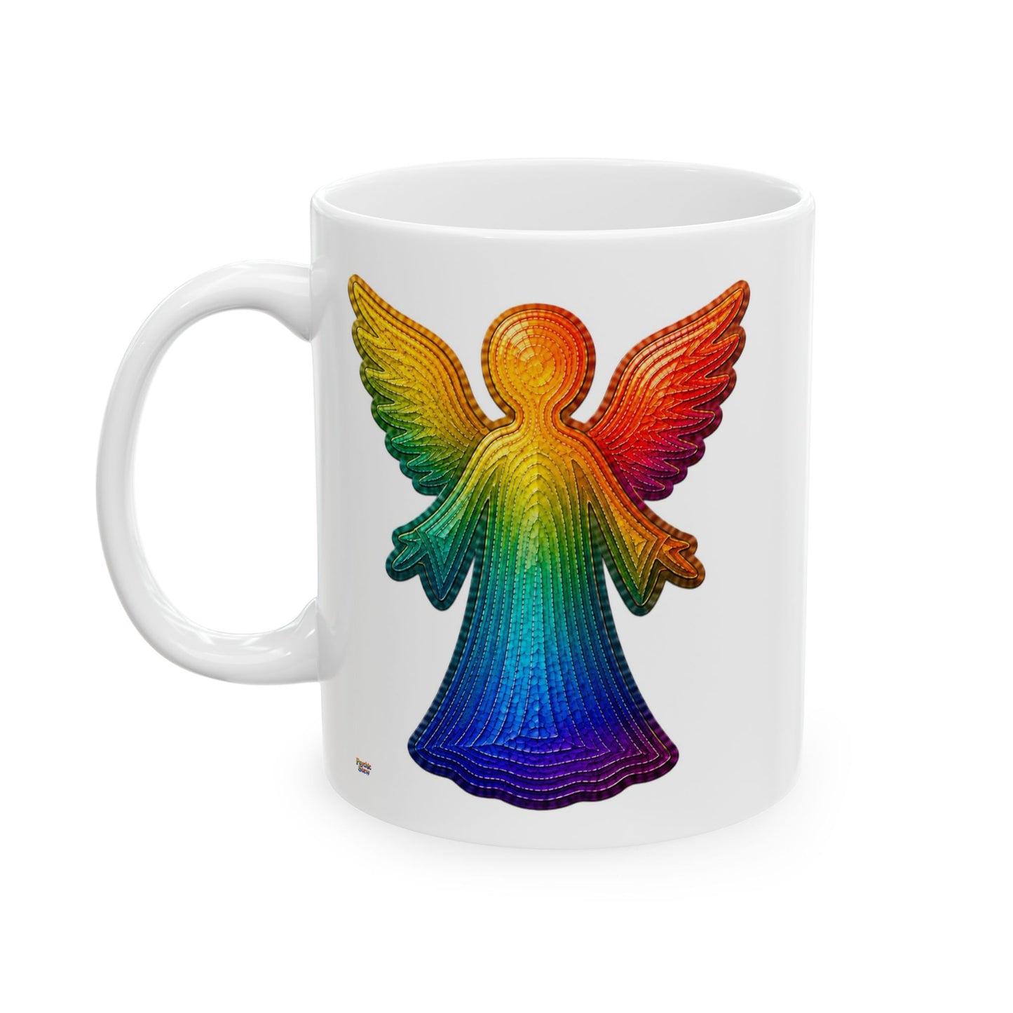 Good Vibes Angel Mug | Ceramic Coffee Mug 11oz. | 15oz.