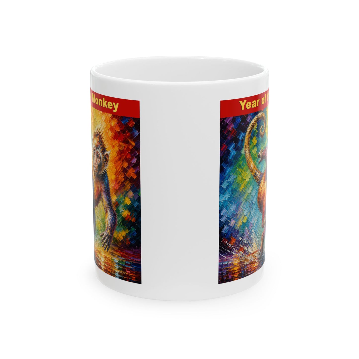 Eastern Year of the Monkey Mug | Ceramic Coffee Mug 11oz. | 15oz.