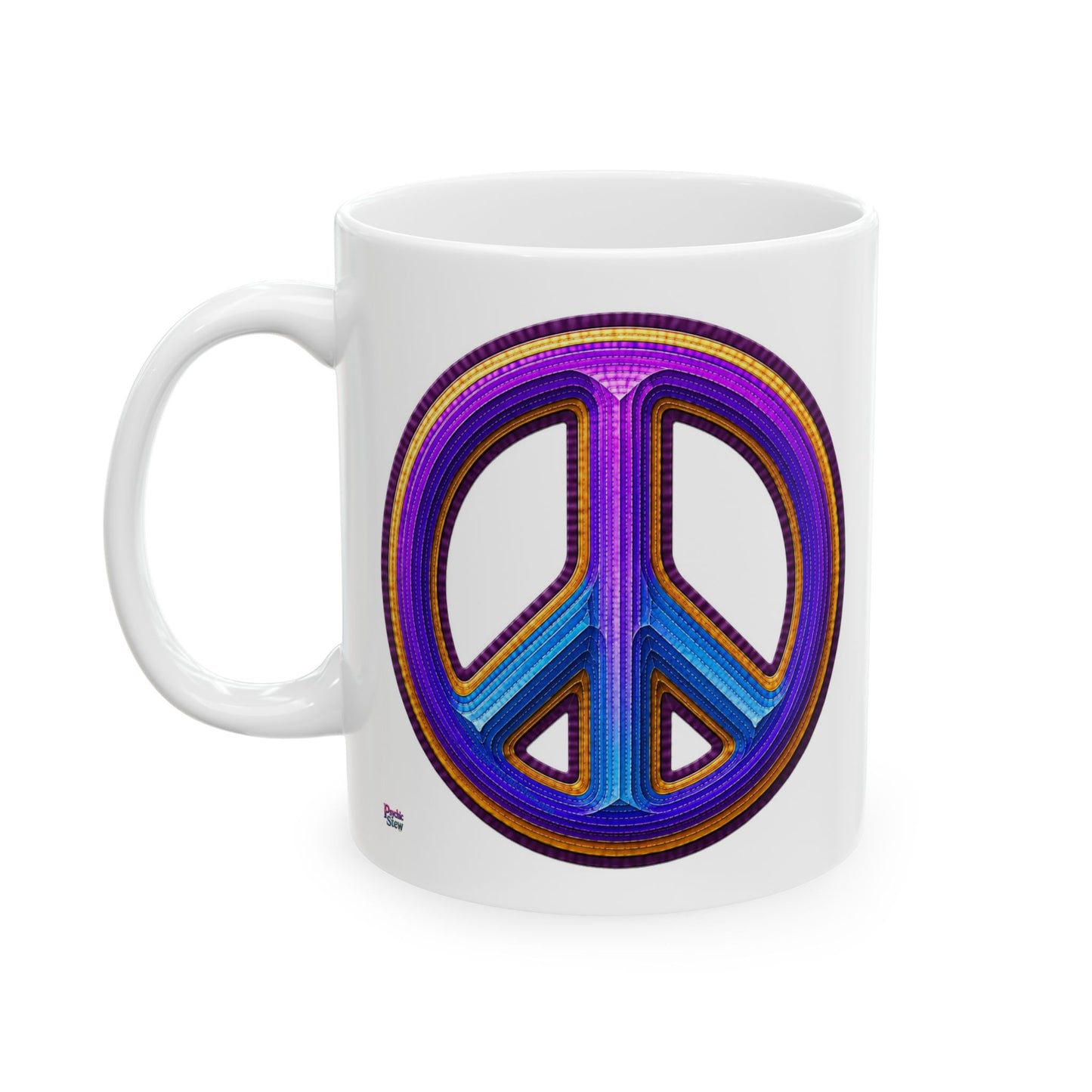 Zodiac 3D Peace Mug | Ceramic Coffee Mug 11oz. | 15oz.