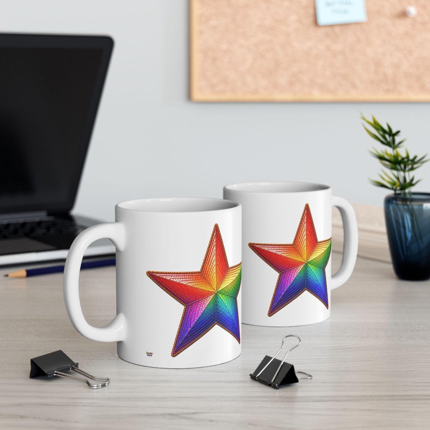 Good Vibes Star Mug | Ceramic Coffee Mug 11oz. | 15oz.