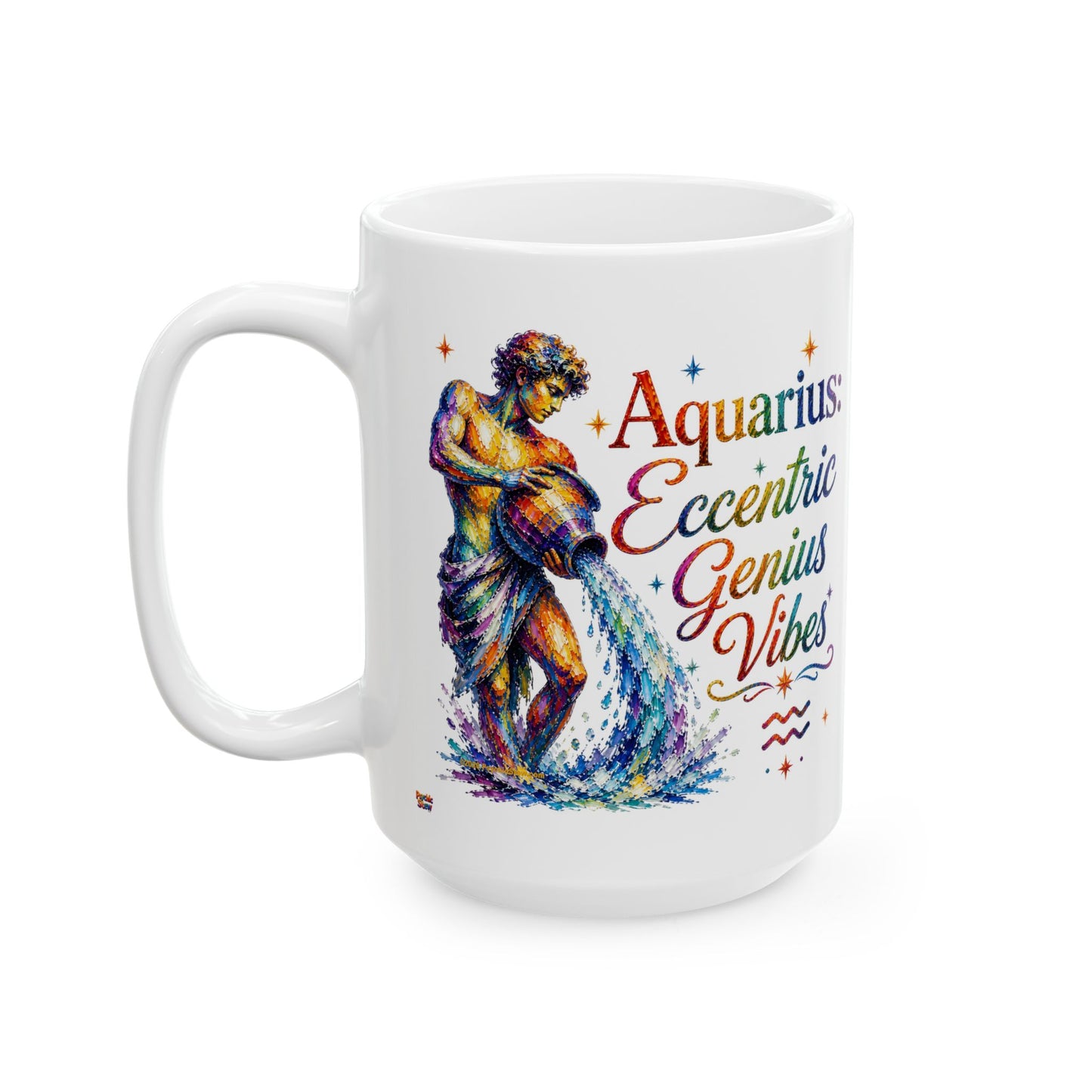 The Aquarius Mug | Ceramic Coffee Mug 11oz. | 15oz.