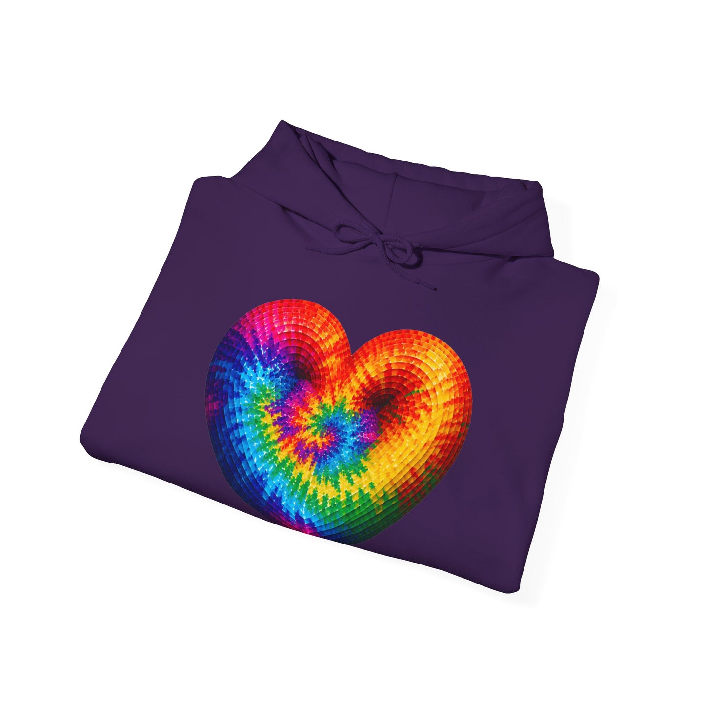 Tie-Dye Heart Hoodie | The Good Vibes Collection